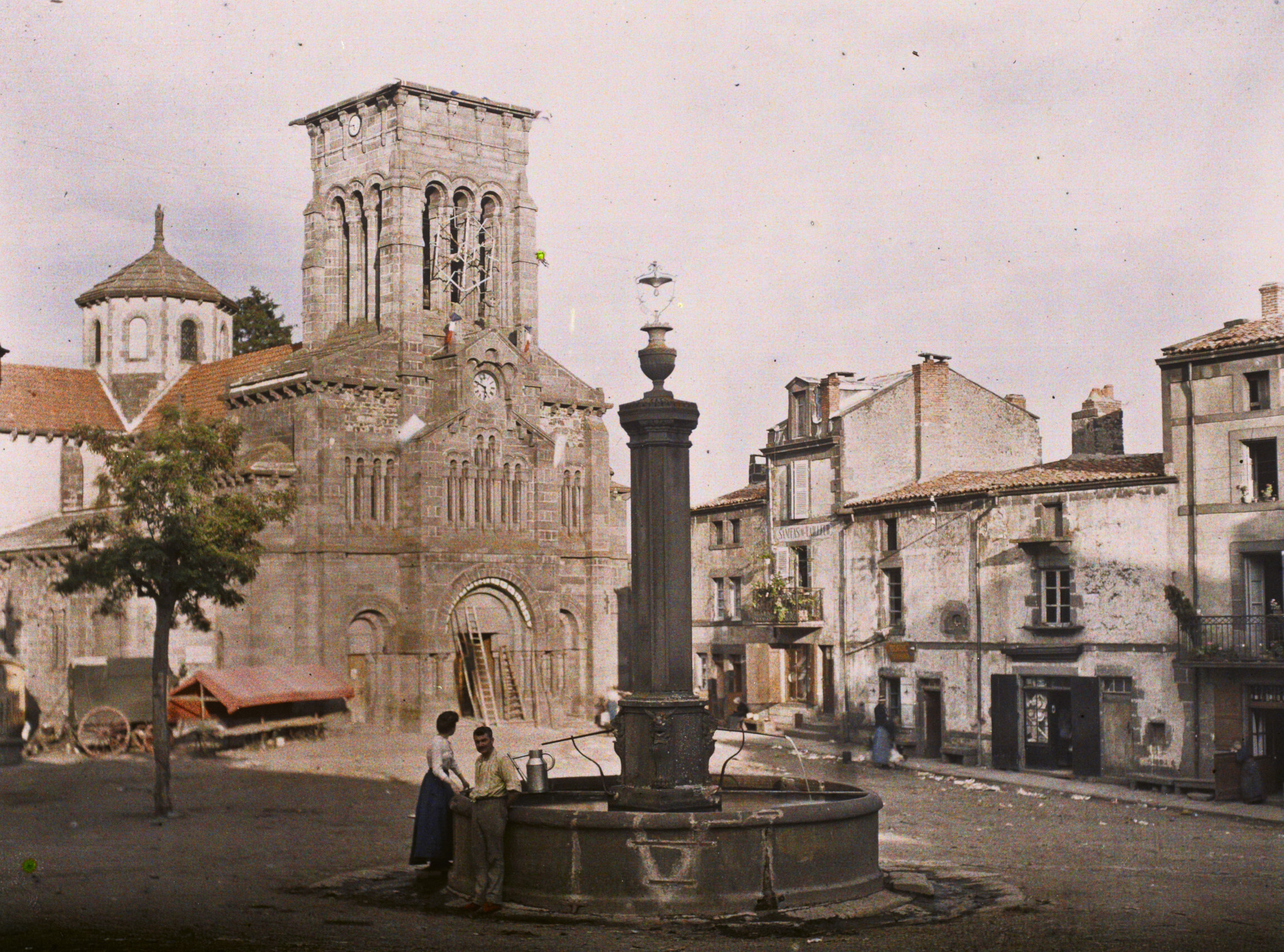 Вольвик, Франция, 1911 год, автор Огюст Леон (автохром)