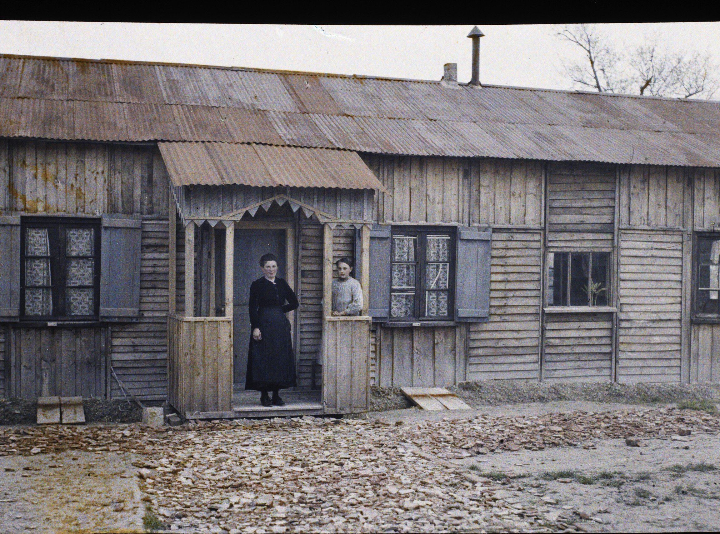 Бургундия, Марна, Шампань, Франция, 1920 год, автор Фредерик Гадмер (автохром)