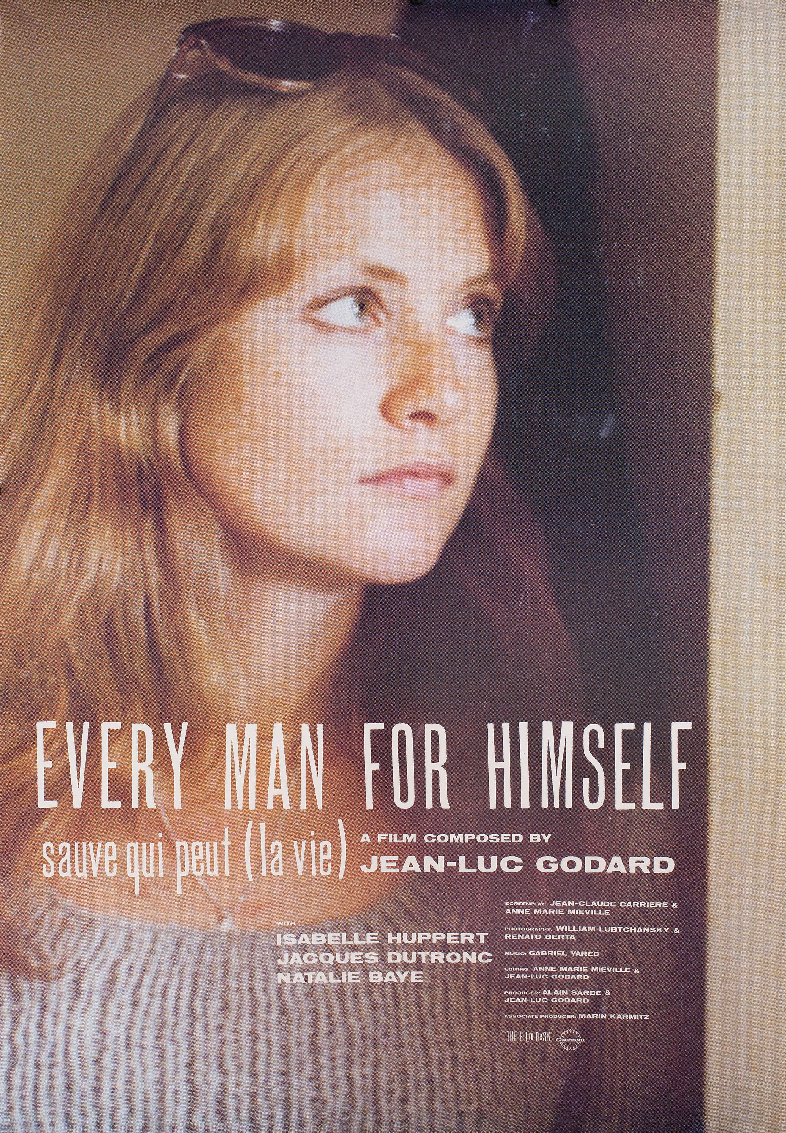 Спасай, кто может (свою жизнь) (Sauve qui peut (la vie), 1980), режиссёр Жан-Люк Годар, американский постер к фильму, 2010 год
