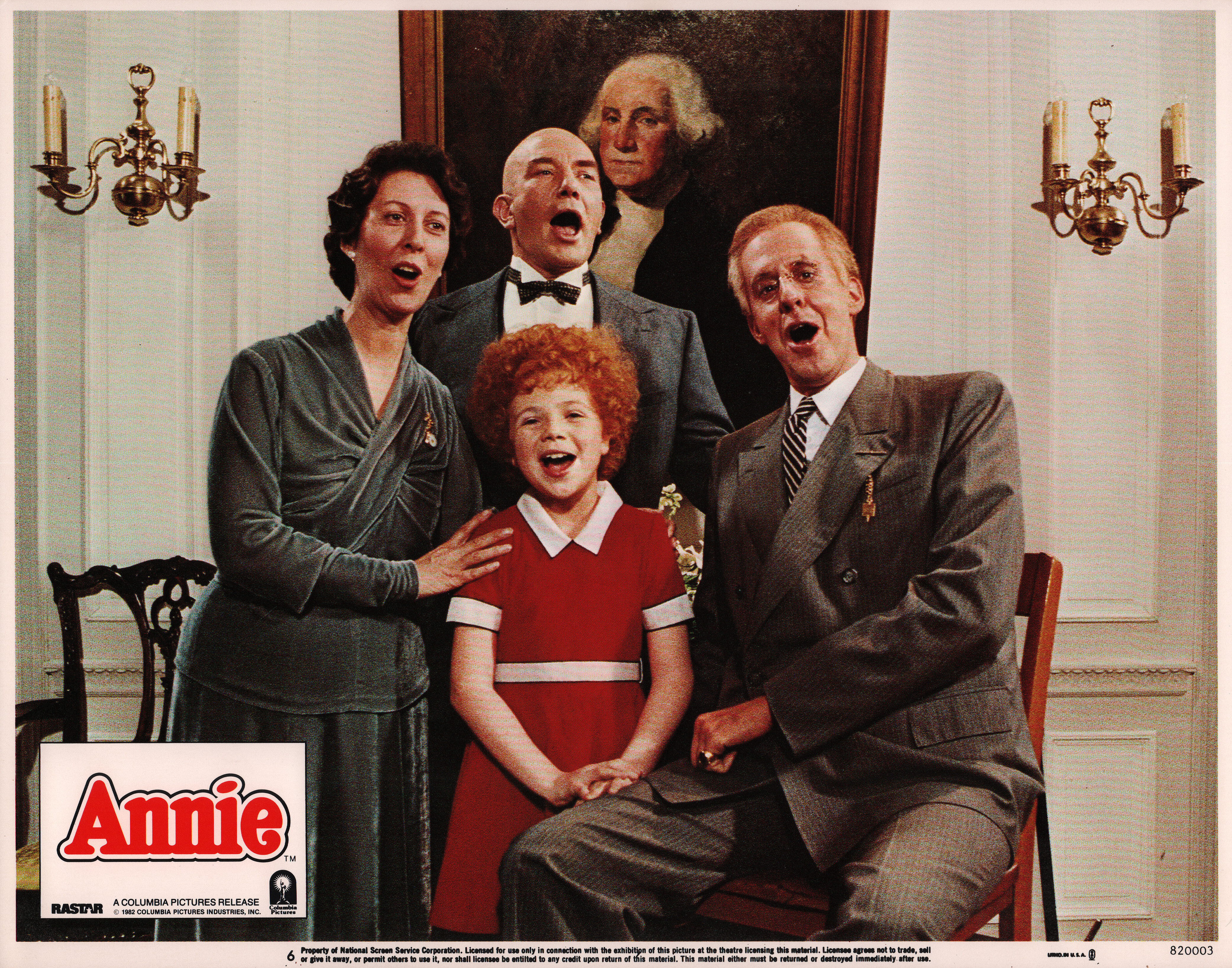 Энни (Annie, 1982), режиссёр Джон Хьюстон, американский постер к фильму, 1982 год