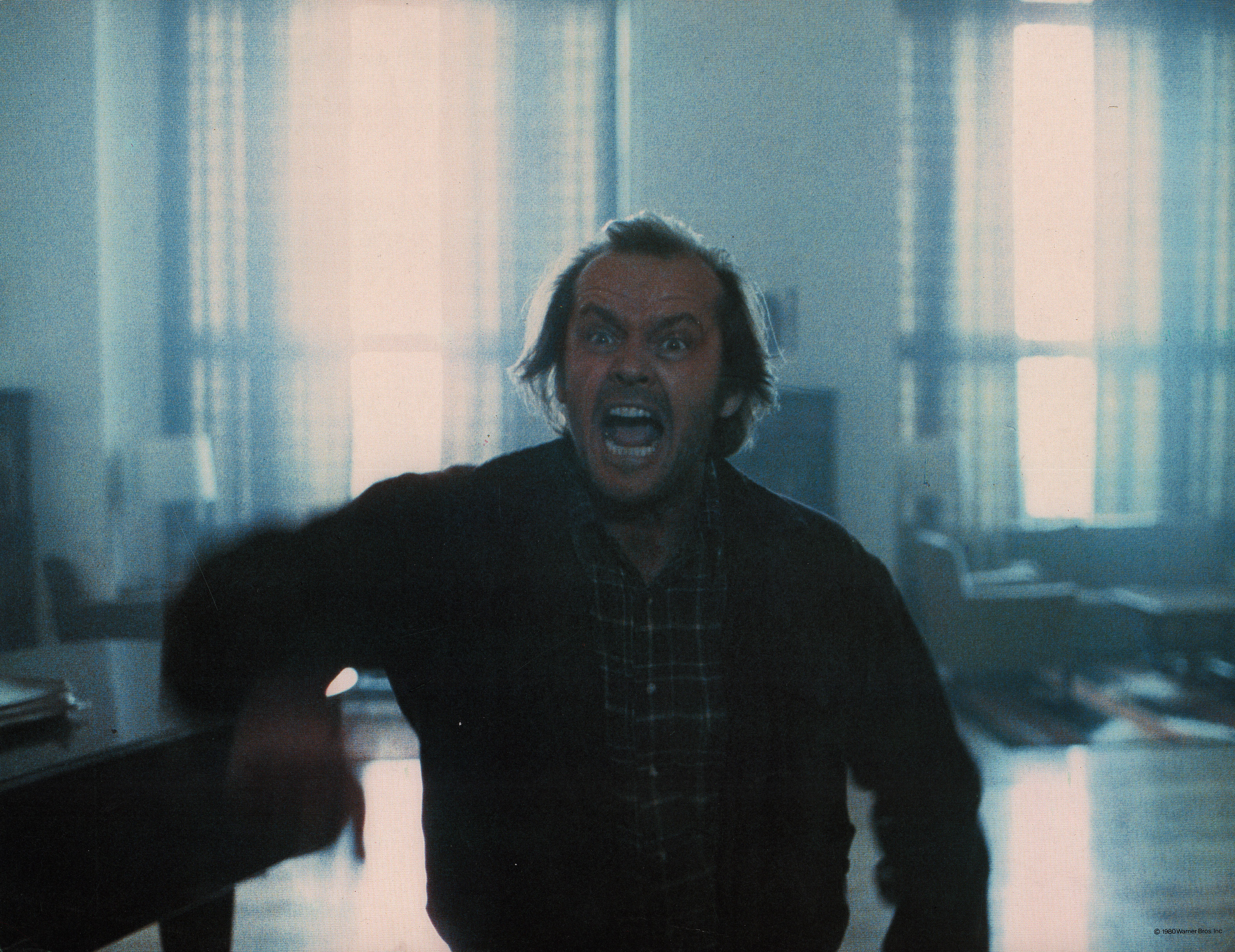 Сияние (The Shining, 1980), режиссёр Стэнли Кубрик, американский постер к фильму, 1980 год