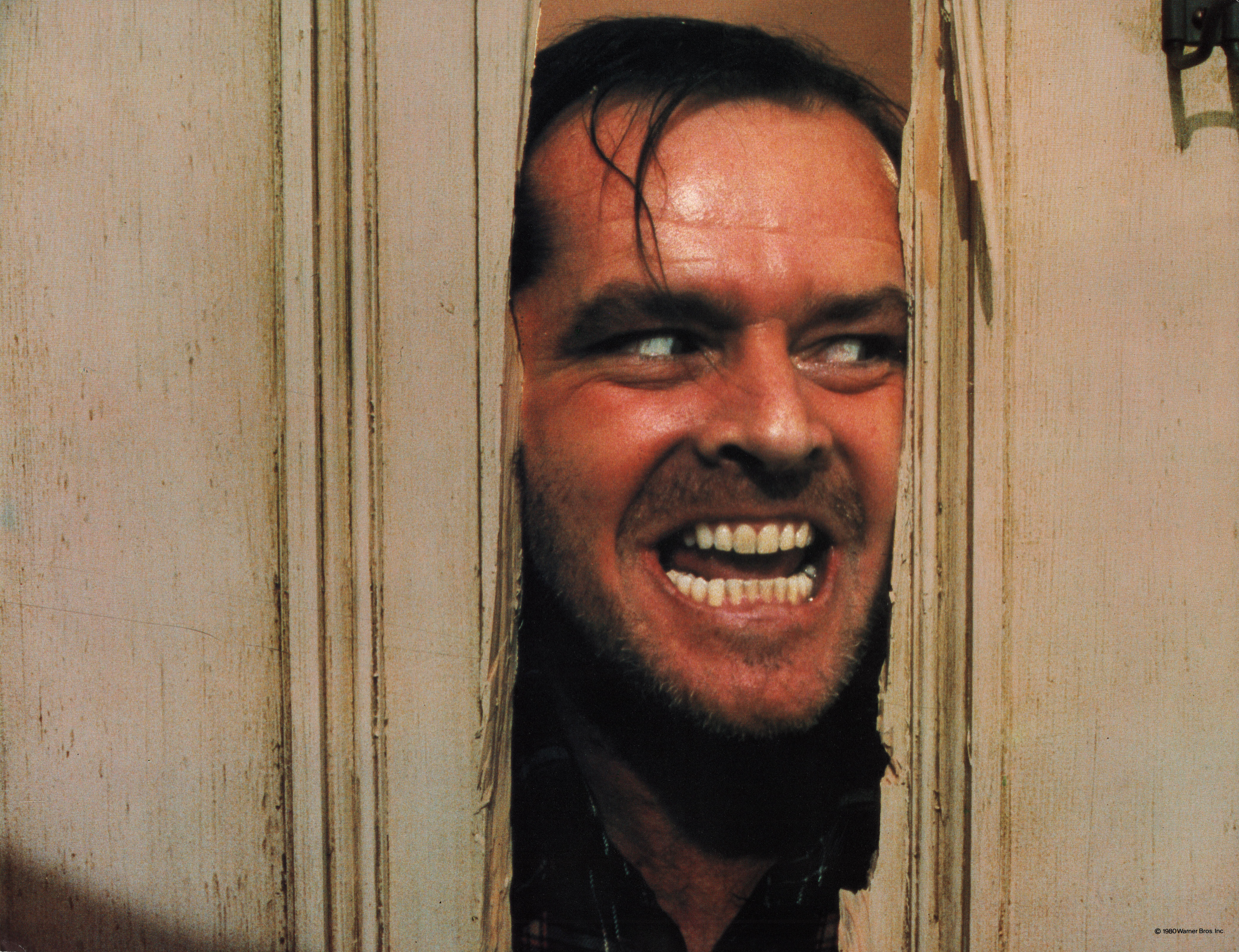 Сияние (The Shining, 1980), режиссёр Стэнли Кубрик, американский постер к фильму, 1980 год (10)