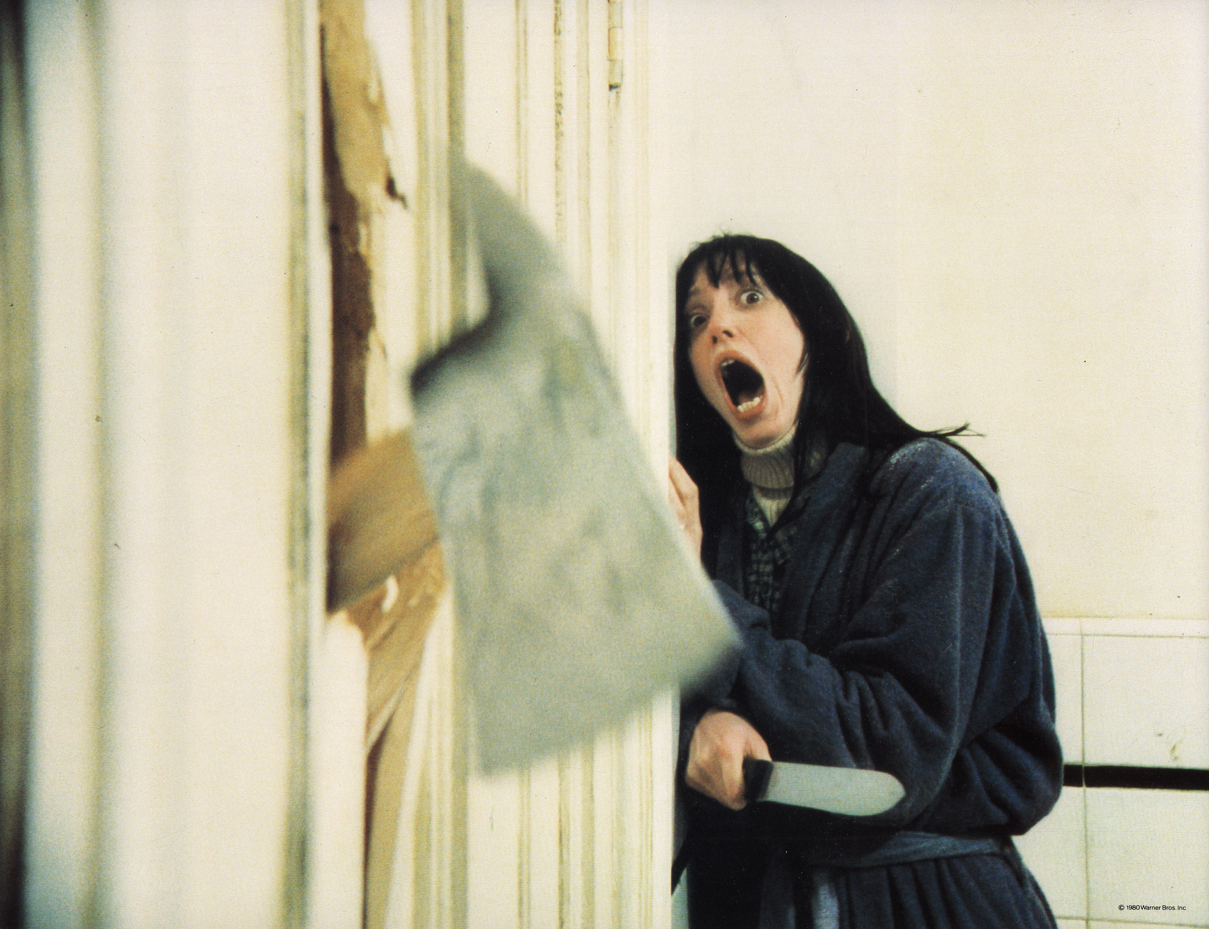 Сияние (The Shining, 1980), режиссёр Стэнли Кубрик, американский постер к фильму, 1980 год (3)