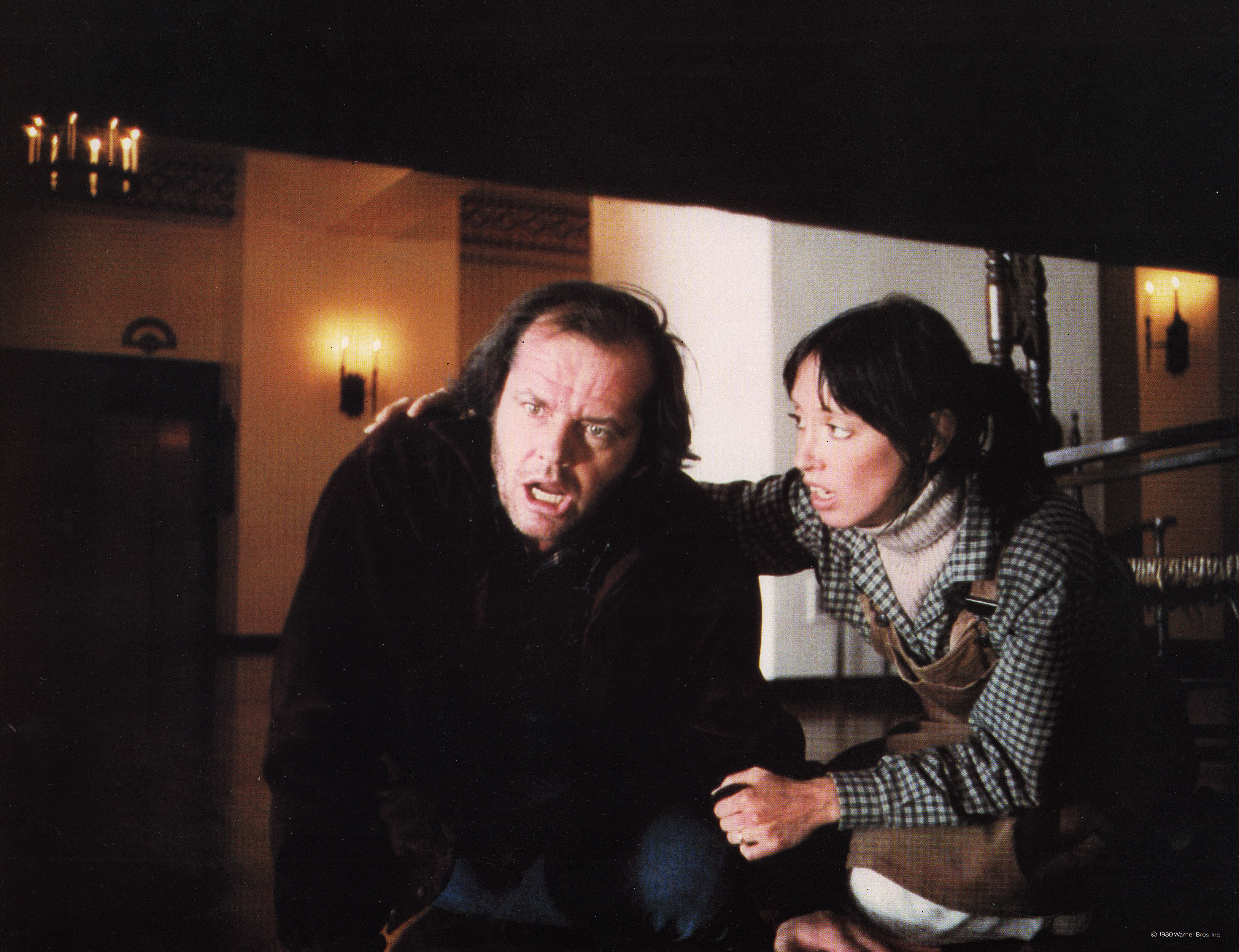 Сияние (The Shining, 1980), режиссёр Стэнли Кубрик, американский постер к фильму, 1980 год (2)