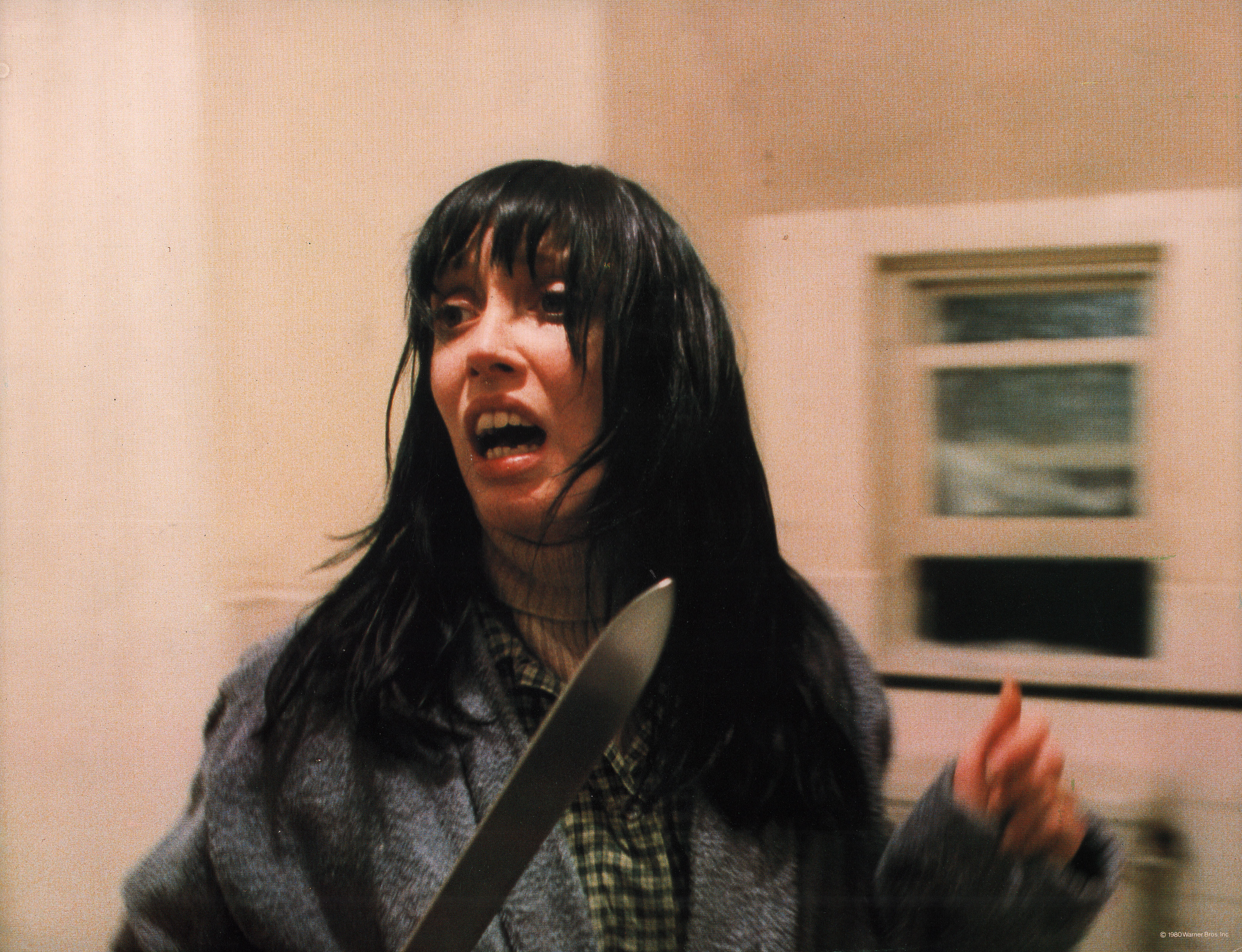 Сияние (The Shining, 1980), режиссёр Стэнли Кубрик, американский постер к фильму, 1980 год (1)