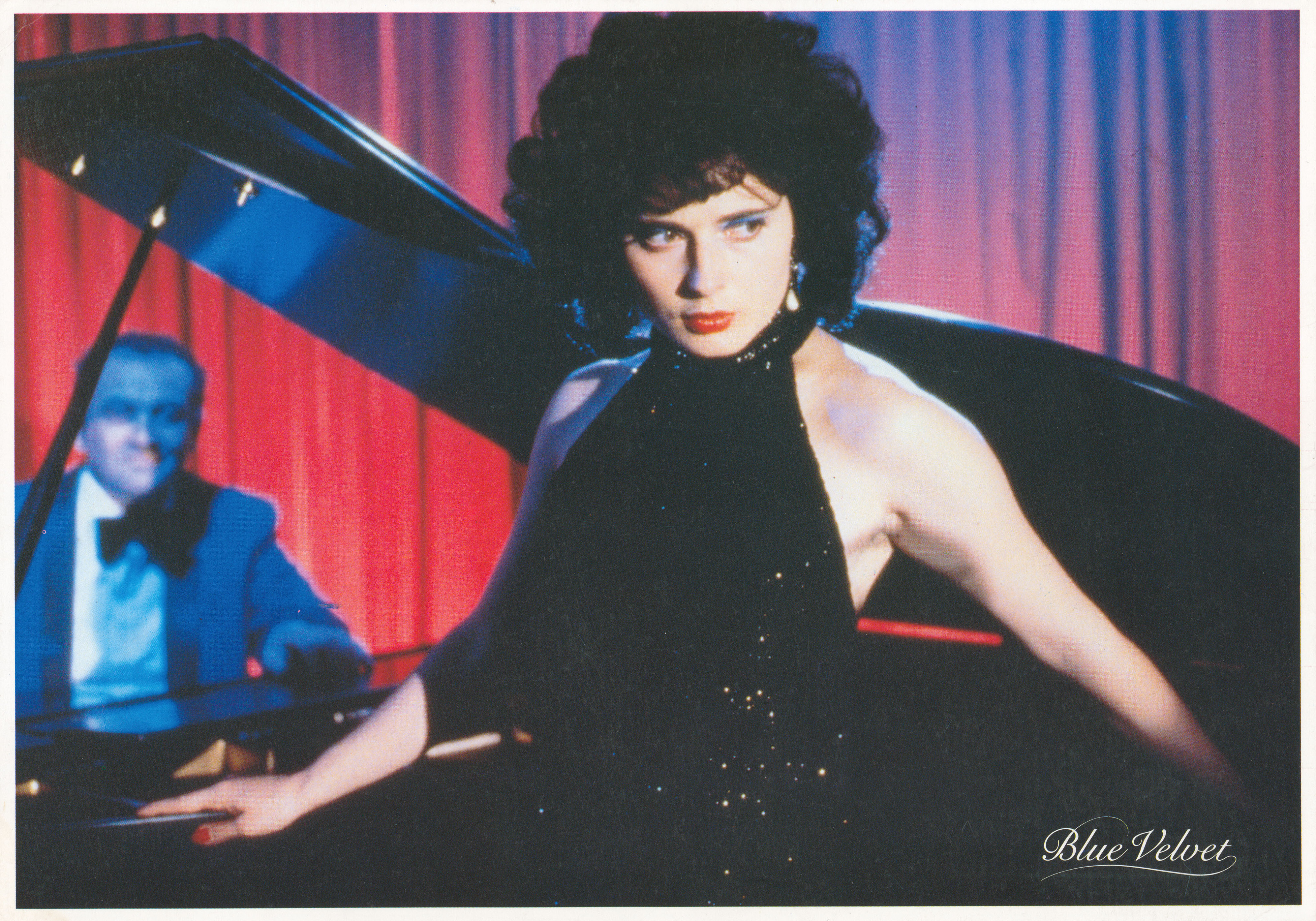 Синий бархат (Blue Velvet, 1986), режиссёр Дэвид Линч, греческий постер к фильму, 1986 год (2)