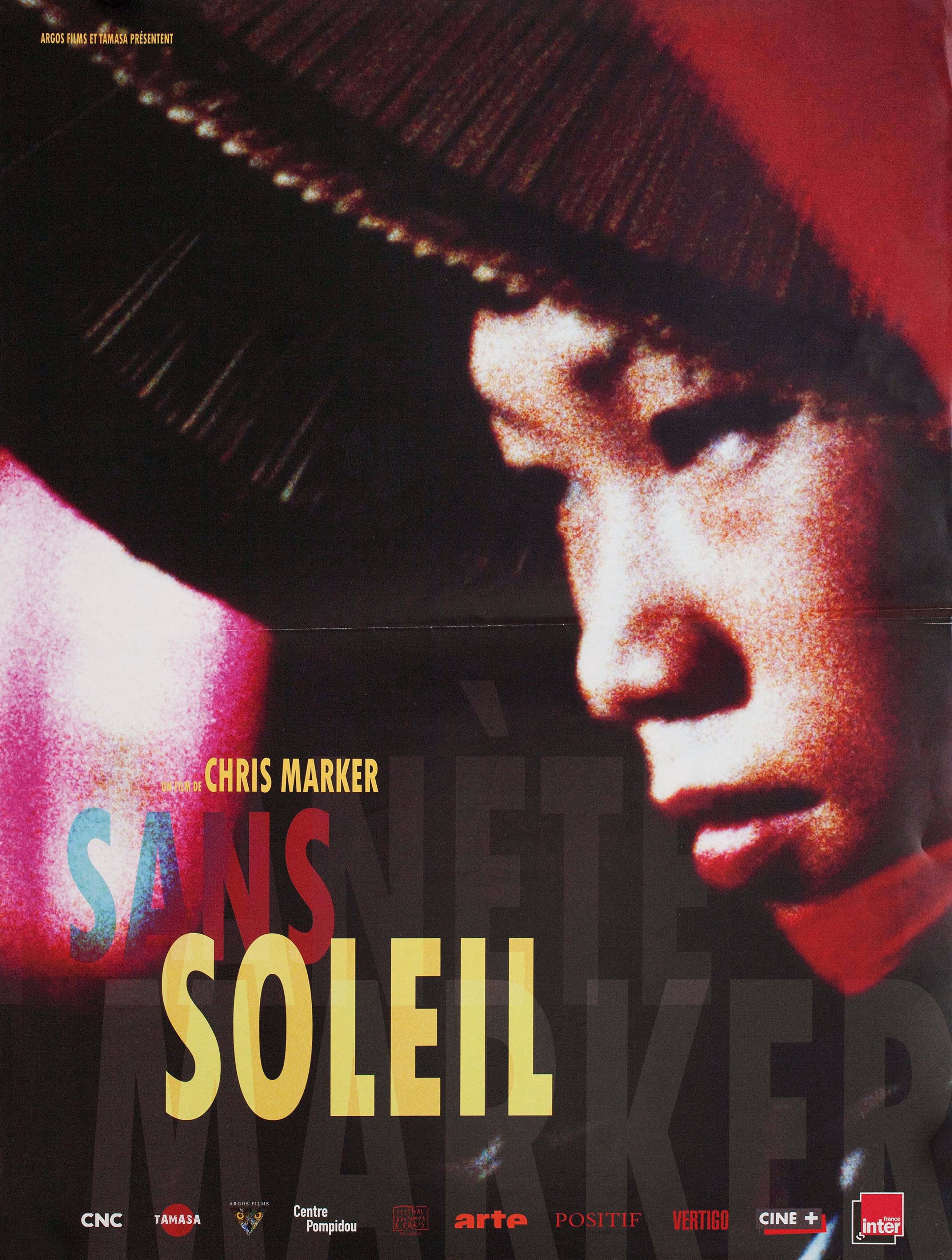 Без солнца (Sans Soleil, 1983), режиссёр Крис Маркер, французский постер к фильму, 2013 год