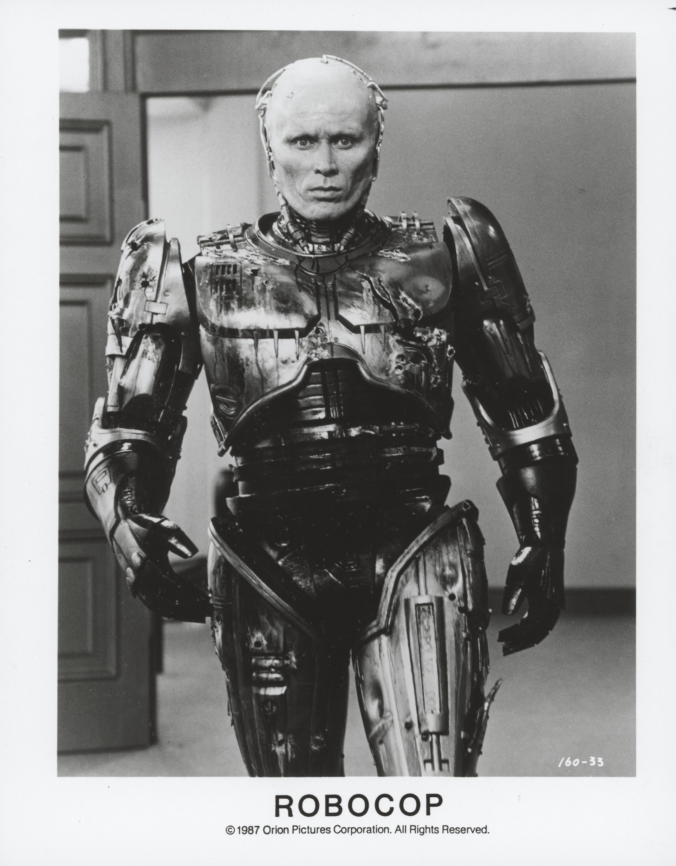 Робокоп (RoboCop, 1987), режиссёр Пол Верховен, американский постер к фильму, 1987 год