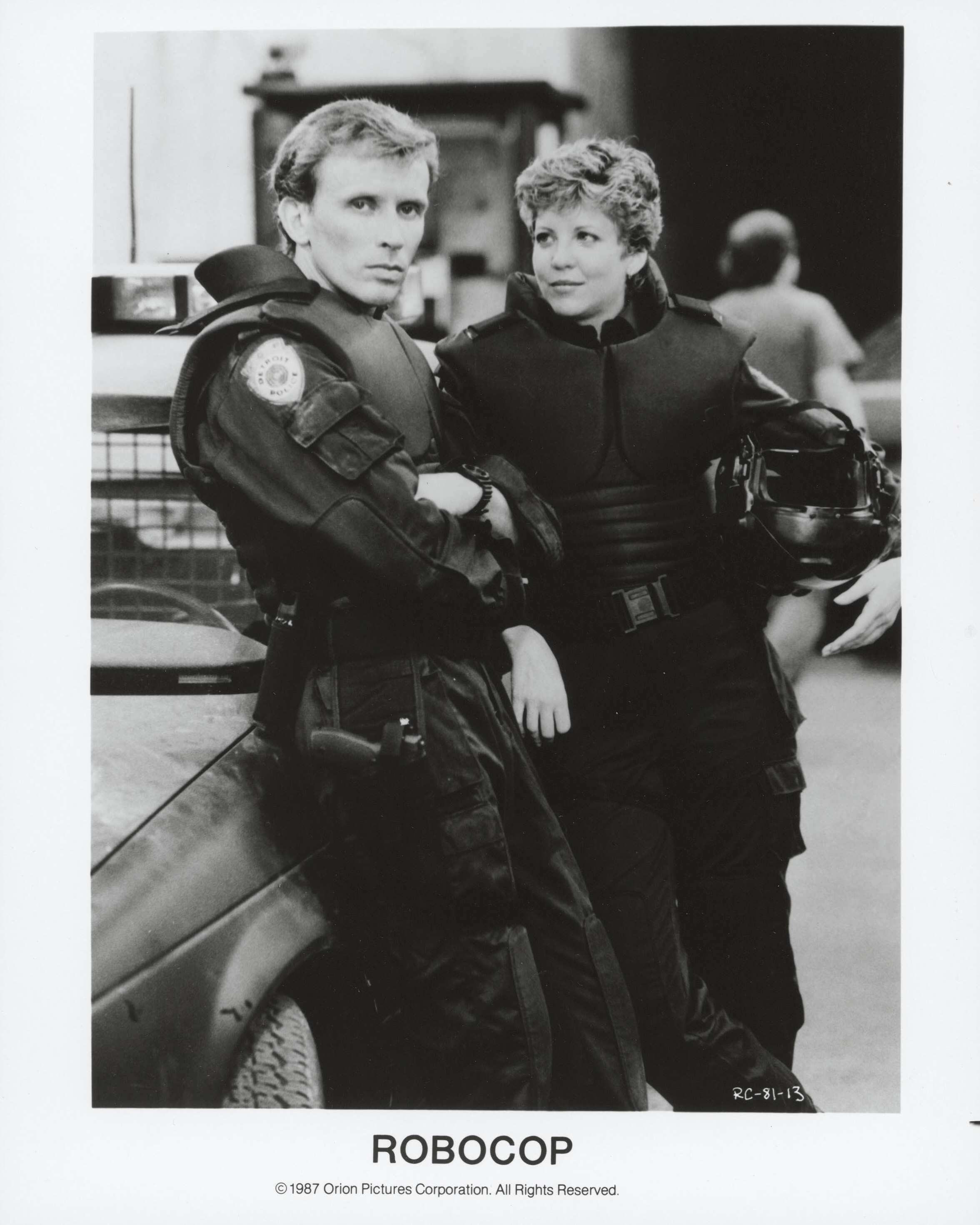 Робокоп (RoboCop, 1987), режиссёр Пол Верховен, американский постер к фильму, 1987 год (2)
