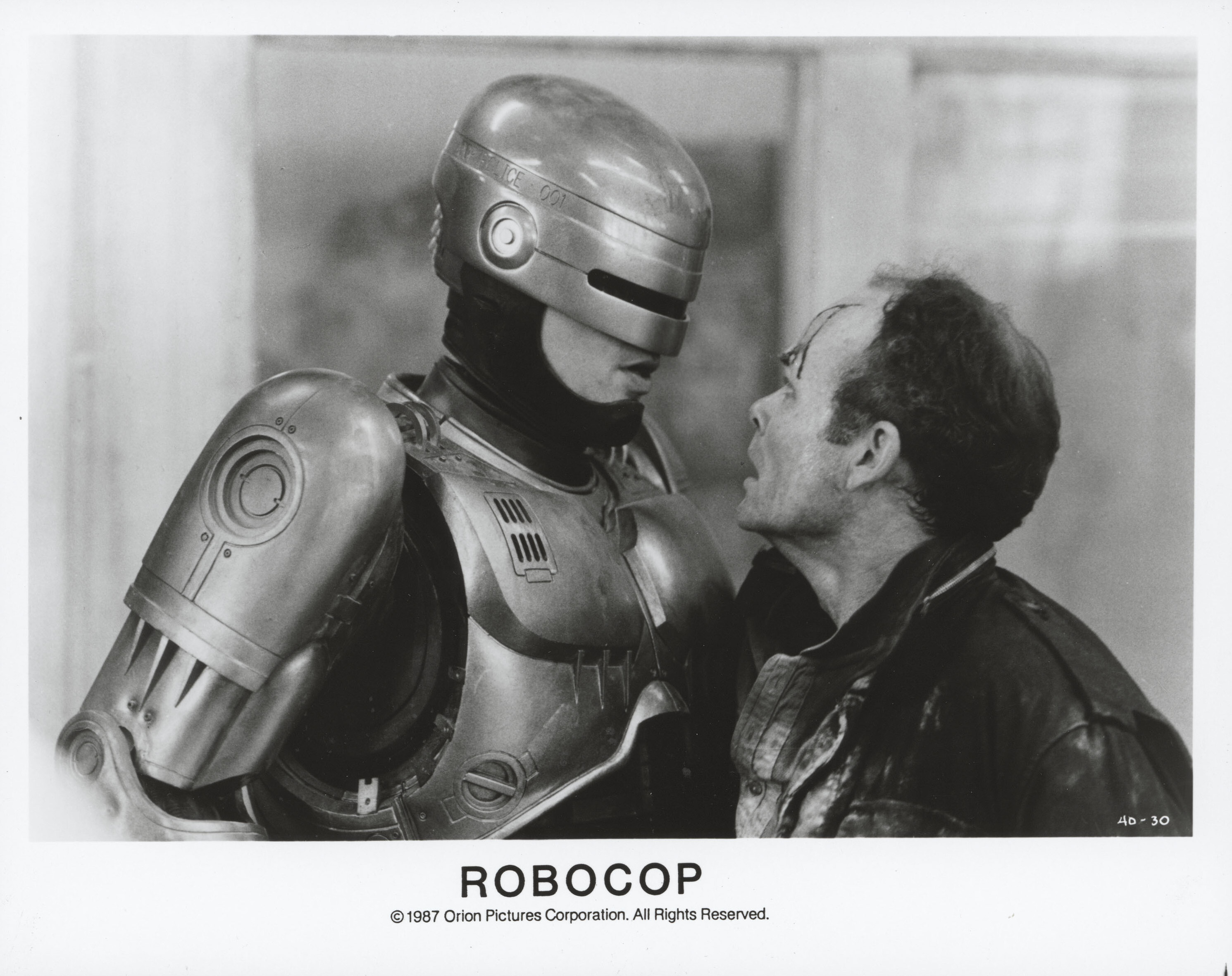 Робокоп (RoboCop, 1987), режиссёр Пол Верховен, американский постер к фильму, 1987 год (1)