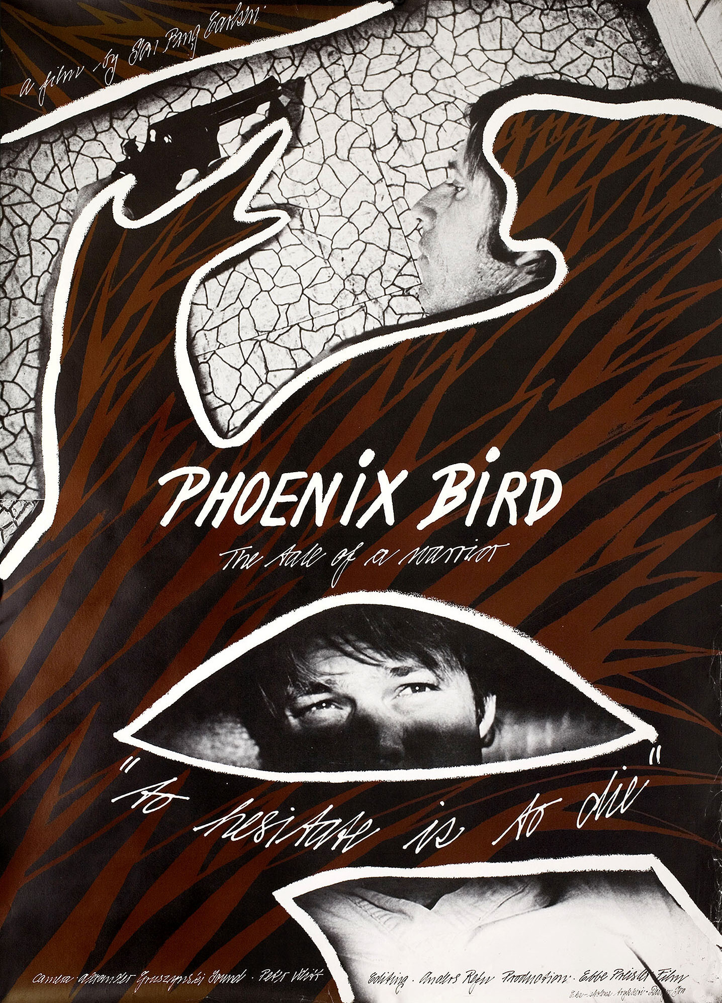 Птица Феникс (Phoenix Bird, 1984), режиссёр Йон Банг Карлсен, датский постер к фильму, 1984 год
