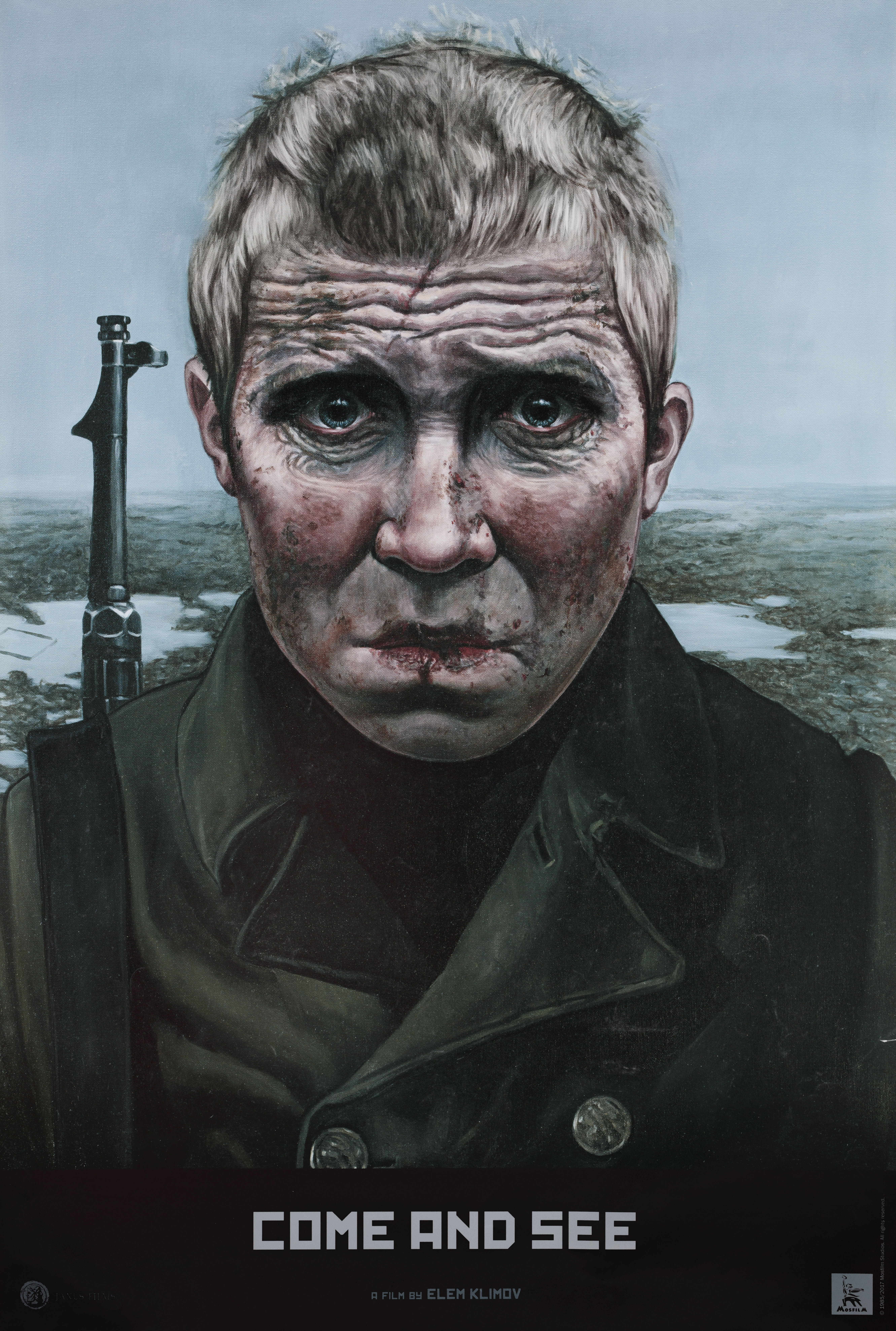 Иди и смотри (Come and See, 1985), режиссёр Элем Климов, американский постер к фильму, автор Джексон Нортон, 2020 год