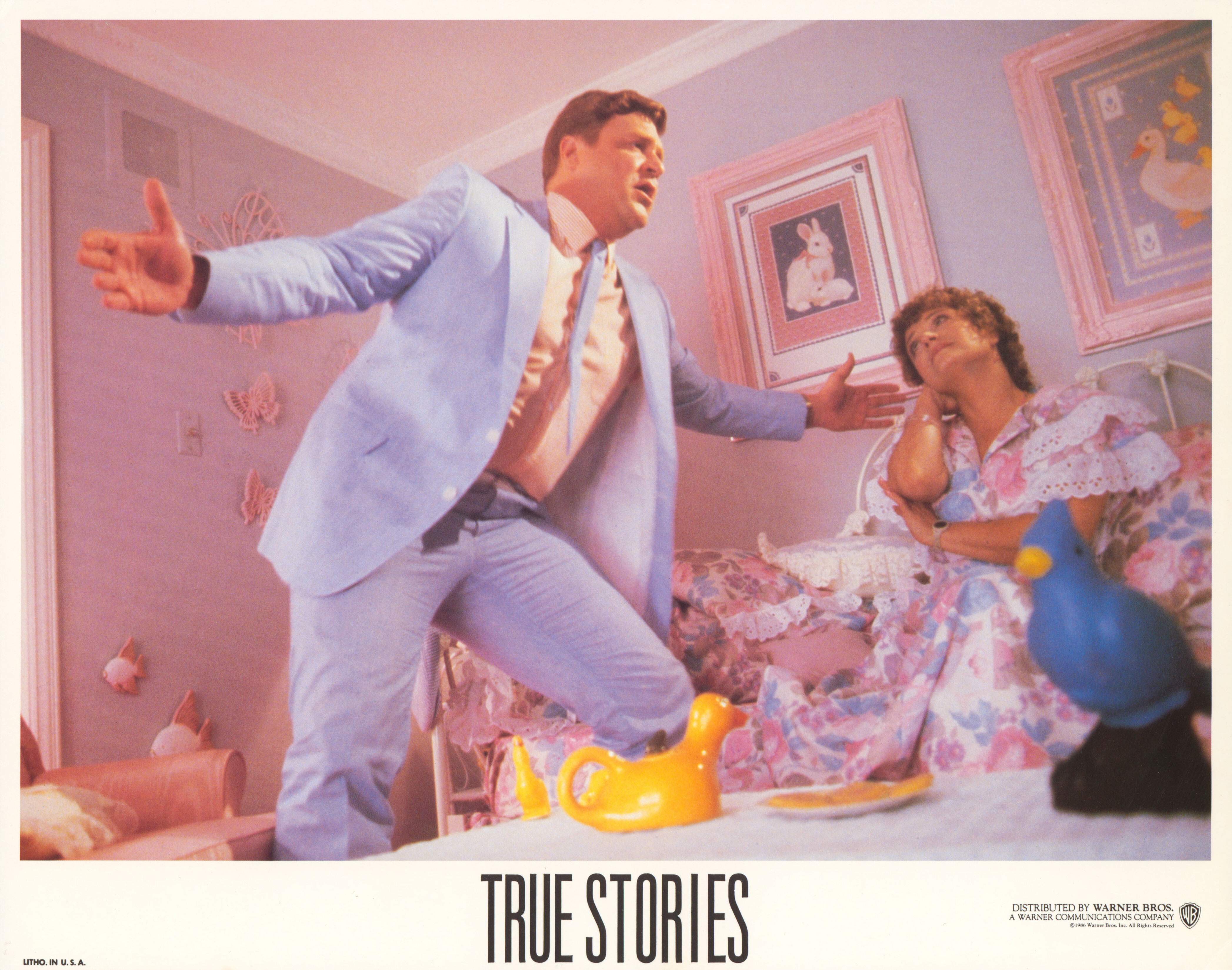 Правдивые истории (True Stories, 1986), режиссёр Дэвид Бирн, американский постер к фильму, 1986 год (5)