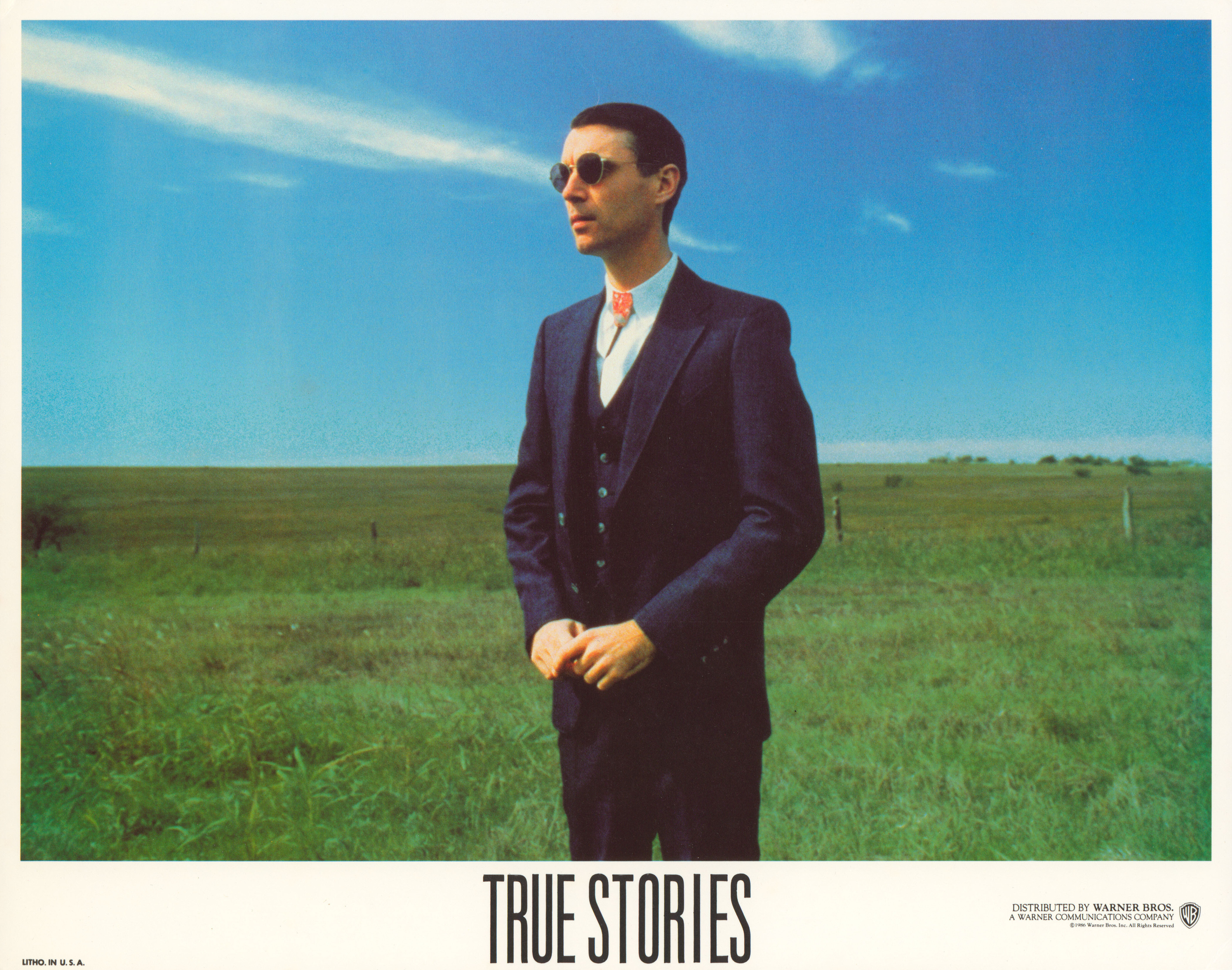 Правдивые истории (True Stories, 1986), режиссёр Дэвид Бирн, американский постер к фильму, 1986 год (2)