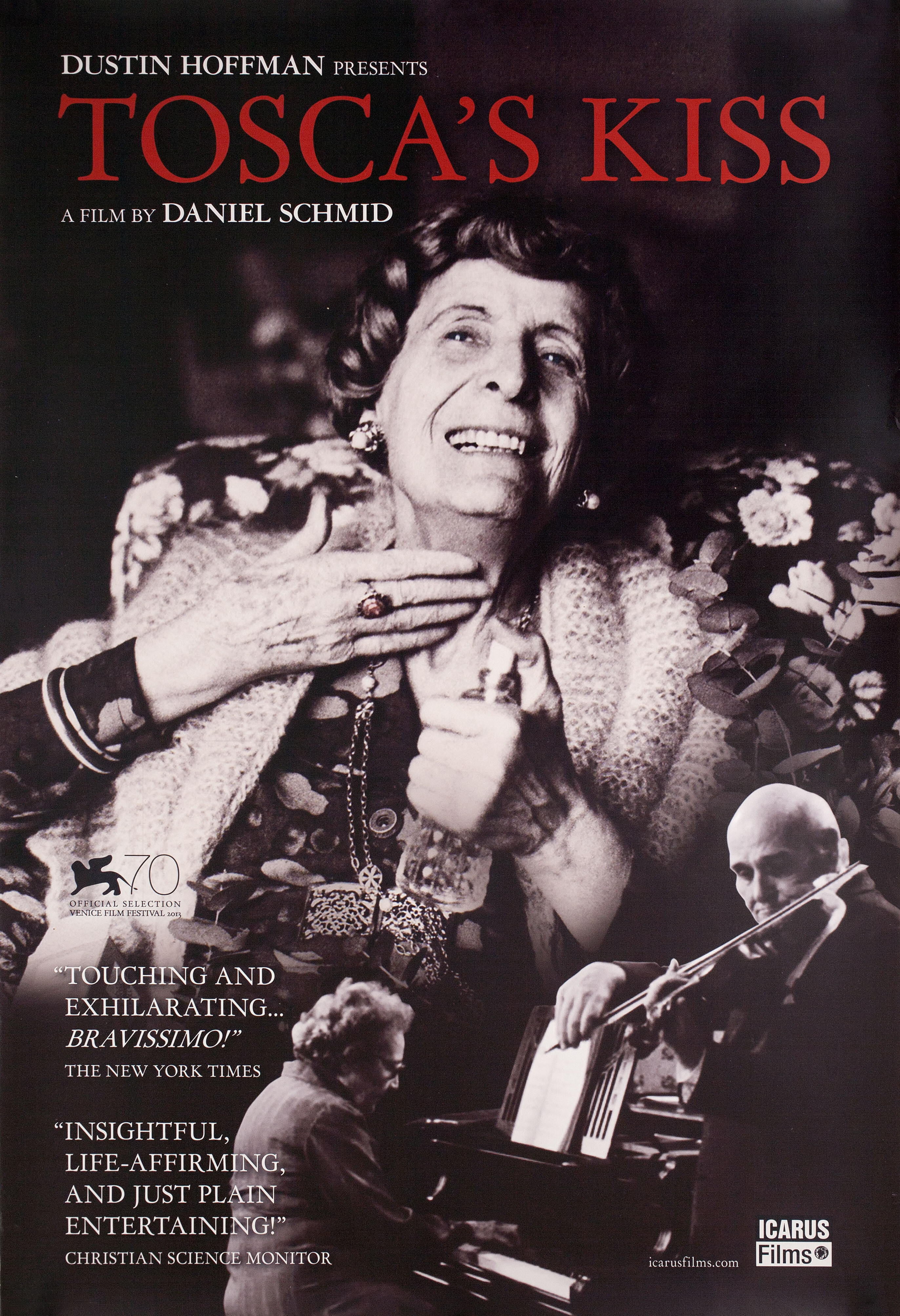 Поцелуй Тоски (Toscas Kiss, 1984), режиссёр Даниэль Шмид, американский постер к фильму, 1985 год
