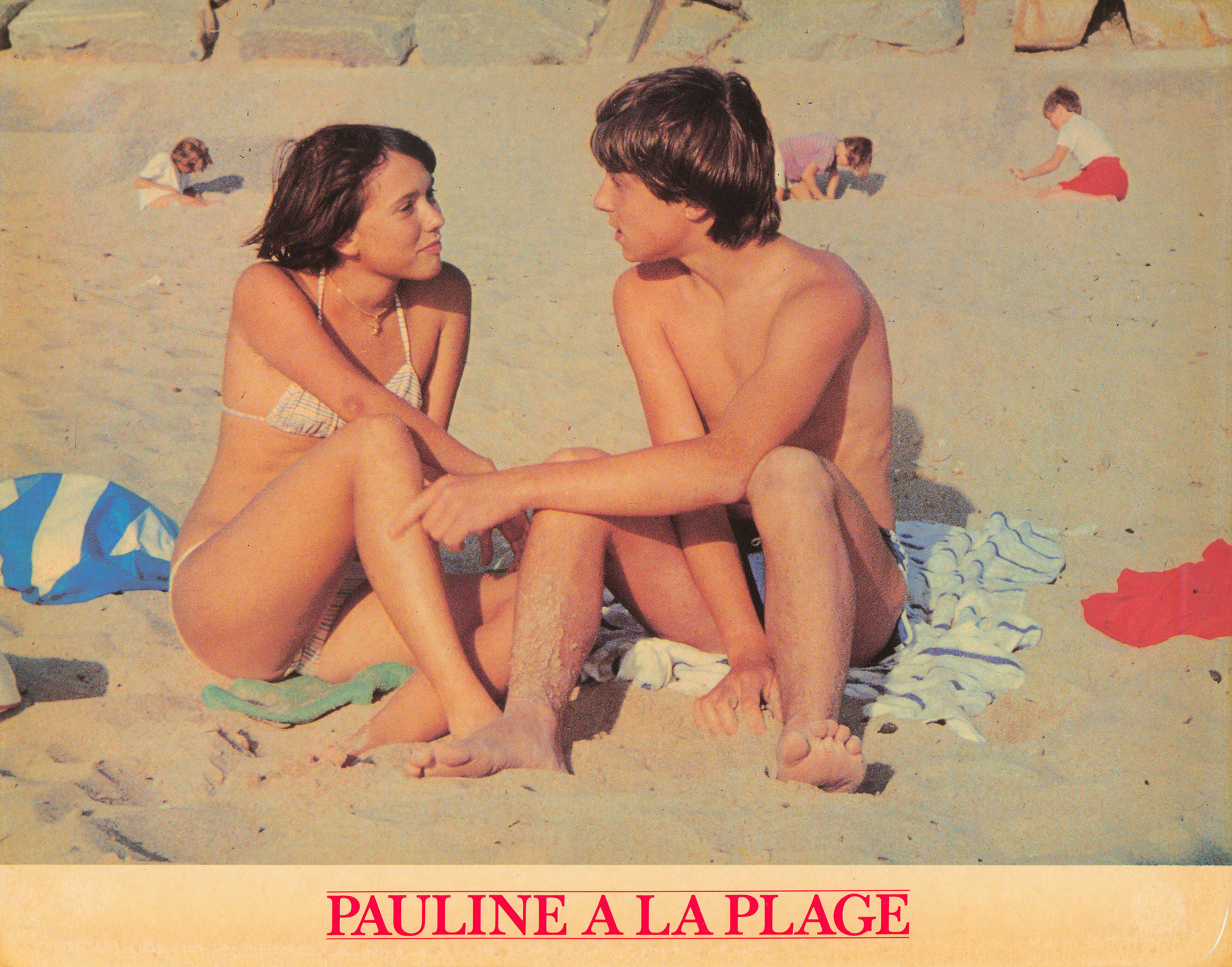 Полина на пляже (Pauline at the Beach, 1983), режиссёр Эрик Ромер, французский постер к фильму, 1983 год (1)
