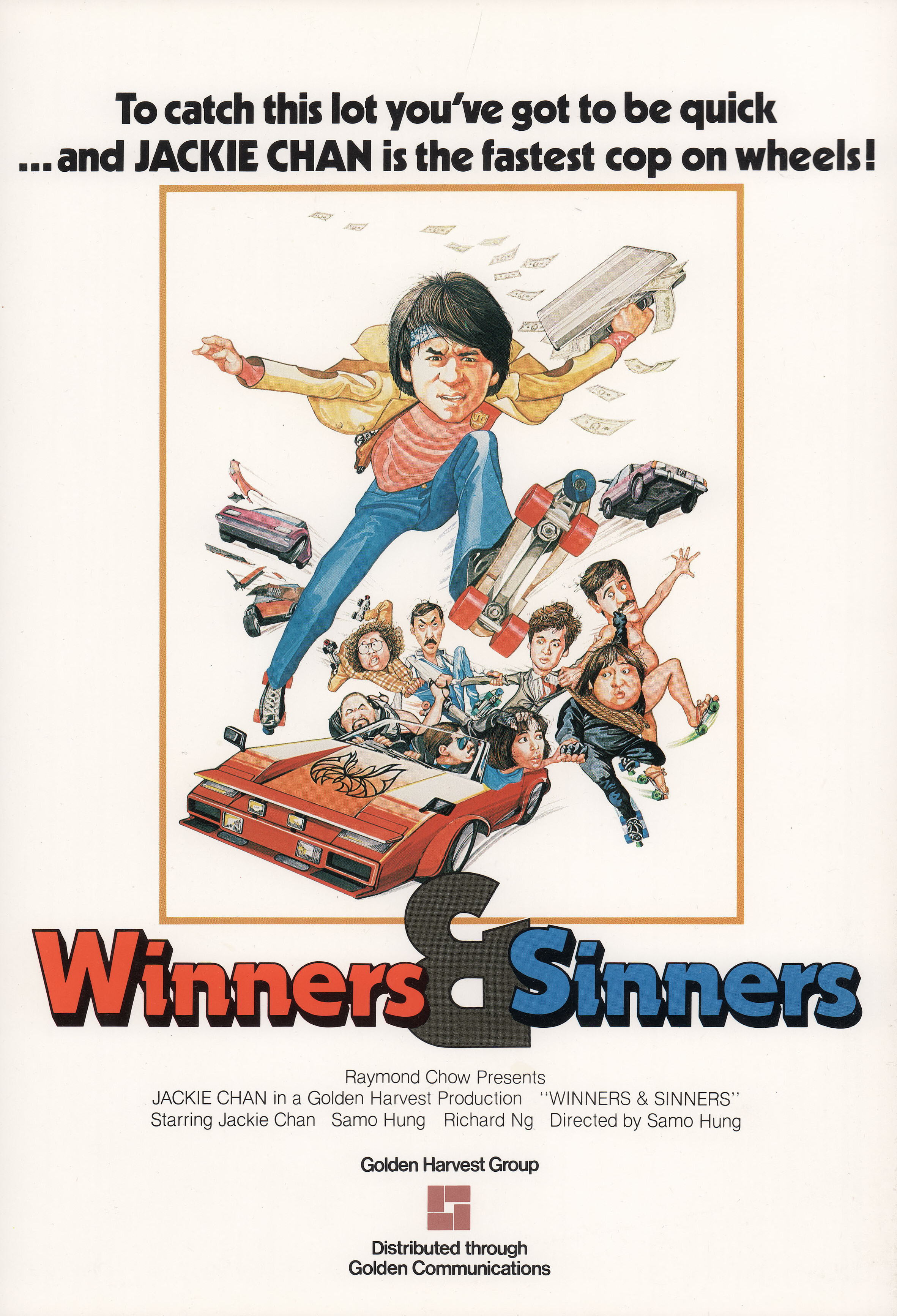 Победители и грешники (Winners & Sinners, 1983), режиссёр Саммо Хун, гонконгский постер к фильму, 1983 год