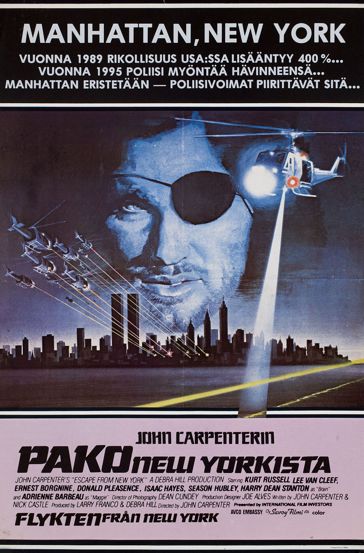 Побег из Нью-Йорка (Escape from New York, 1981), режиссёр Джон ...