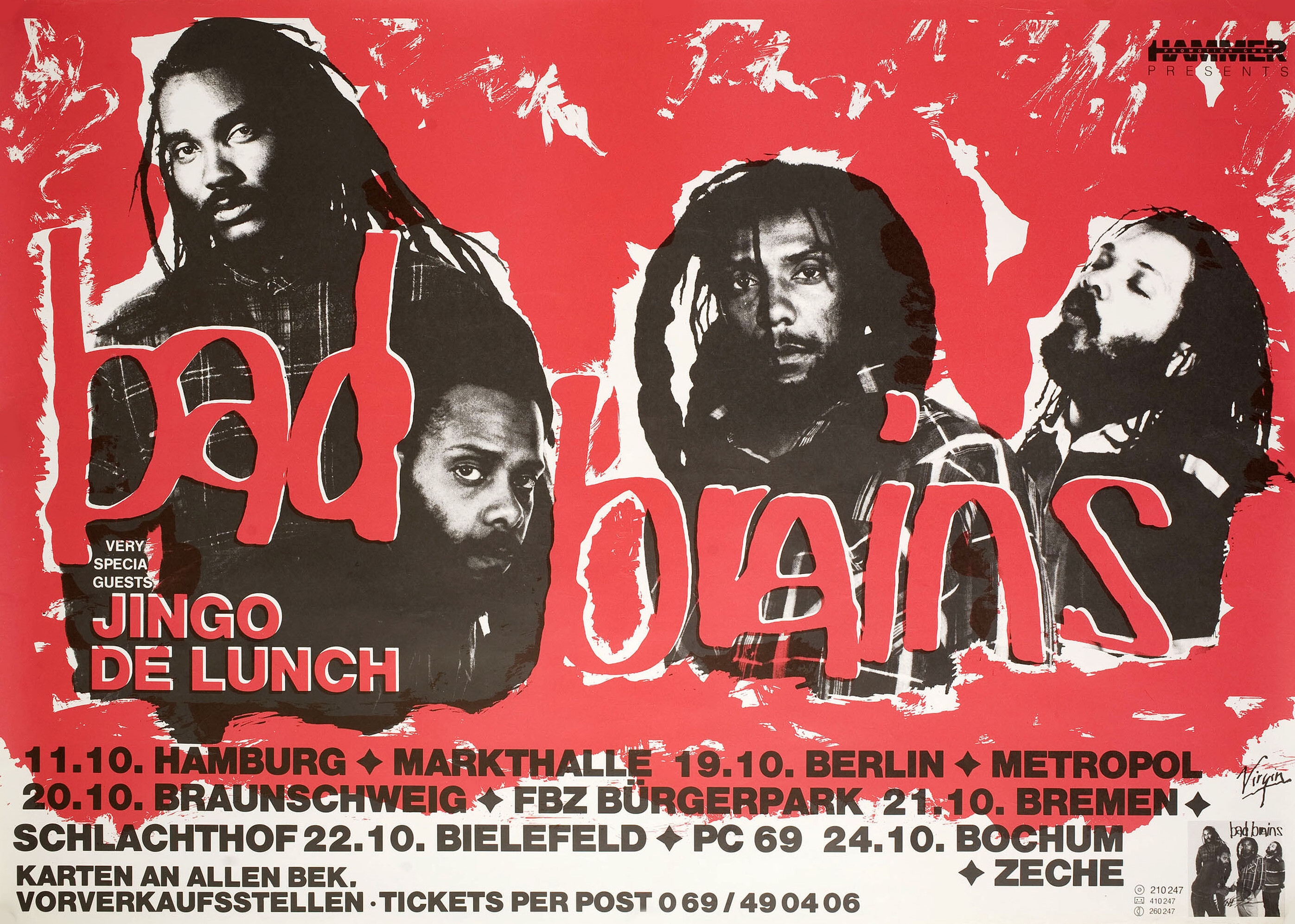 Bad Brains, постер, 1980 год