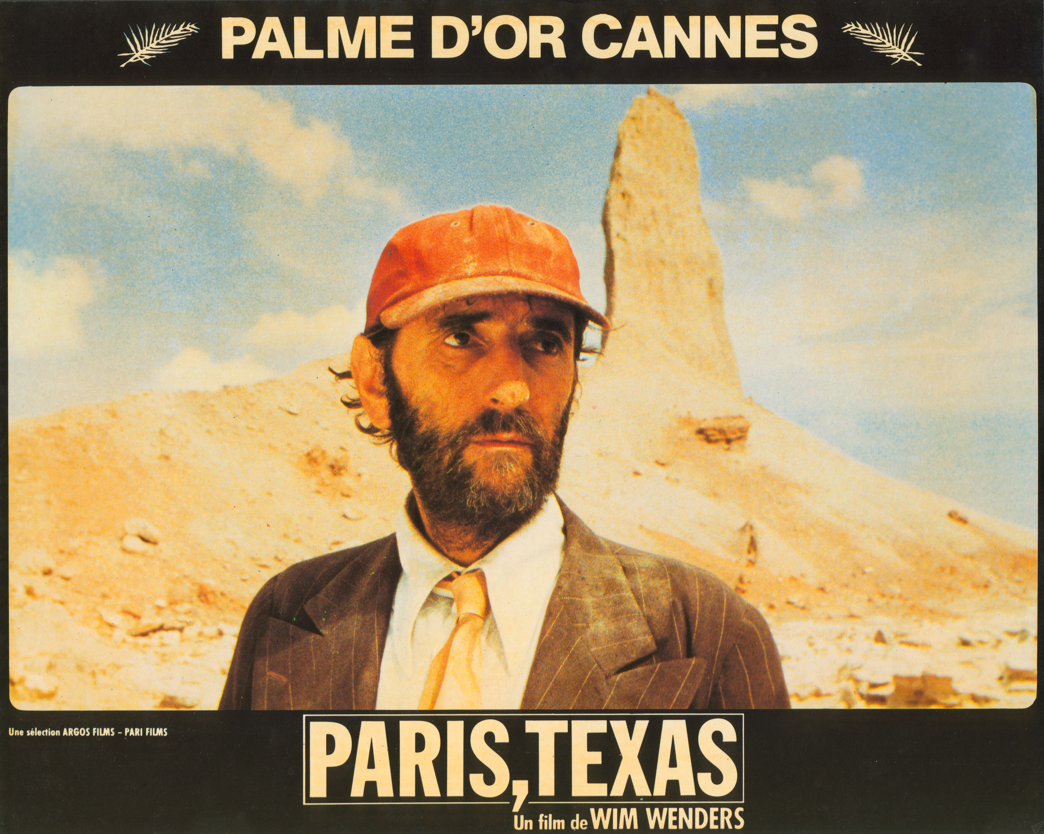 Париж, Техас (Paris, Texas, 1984), режиссёр Вим Вендерс, французский постер к фильму, 1984 год (11)