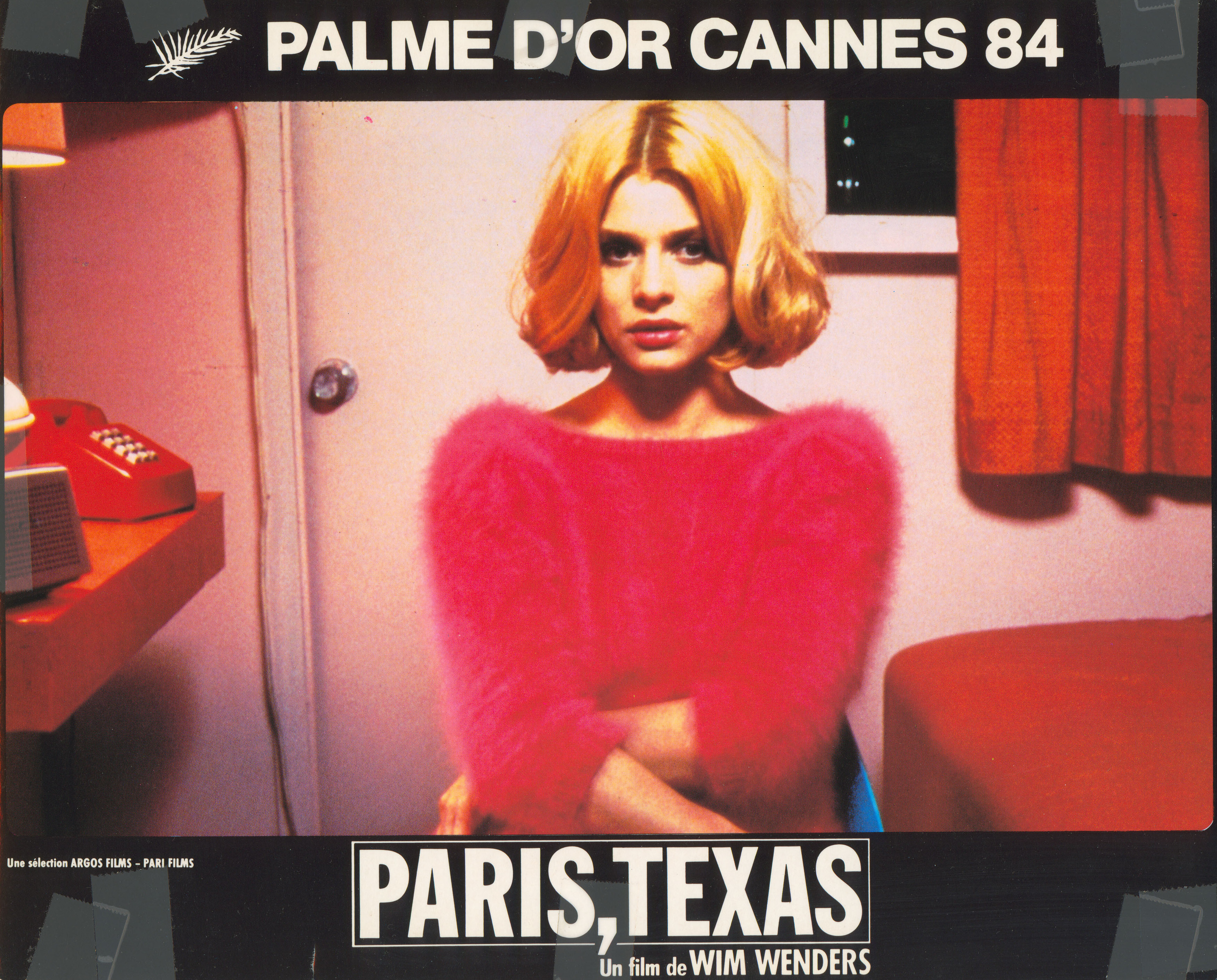 Париж, Техас (Paris, Texas, 1984), режиссёр Вим Вендерс, французский постер к фильму, 1984 год (5)