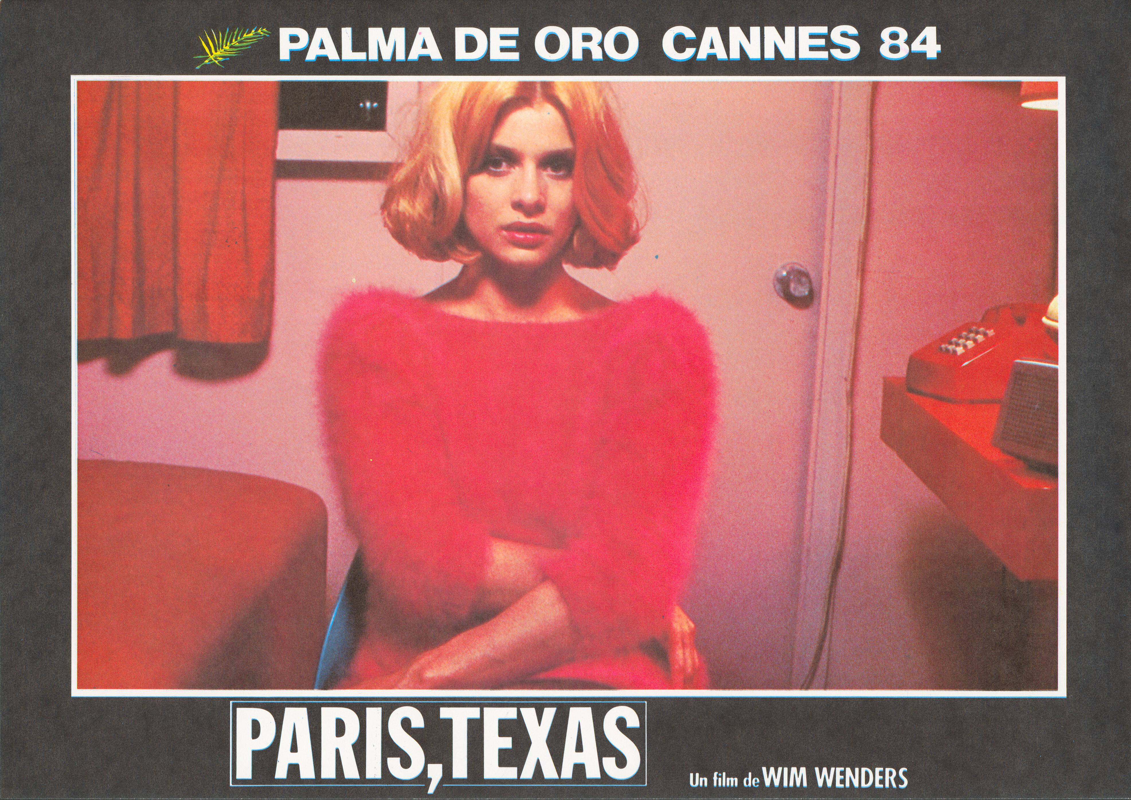 Париж, Техас (Paris, Texas, 1984), режиссёр Вим Вендерс, испанский постер к фильму, 1984 год (6)