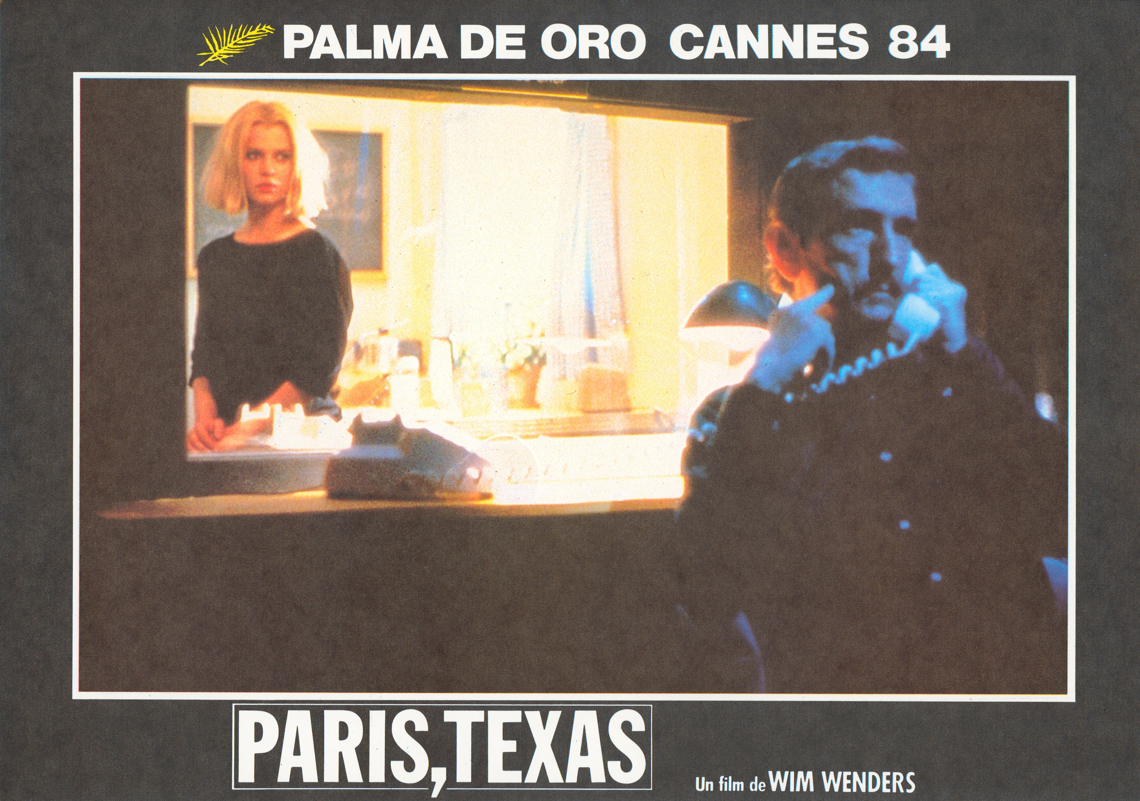Париж, Техас (Paris, Texas, 1984), режиссёр Вим Вендерс, испанский постер к фильму, 1984 год (5)