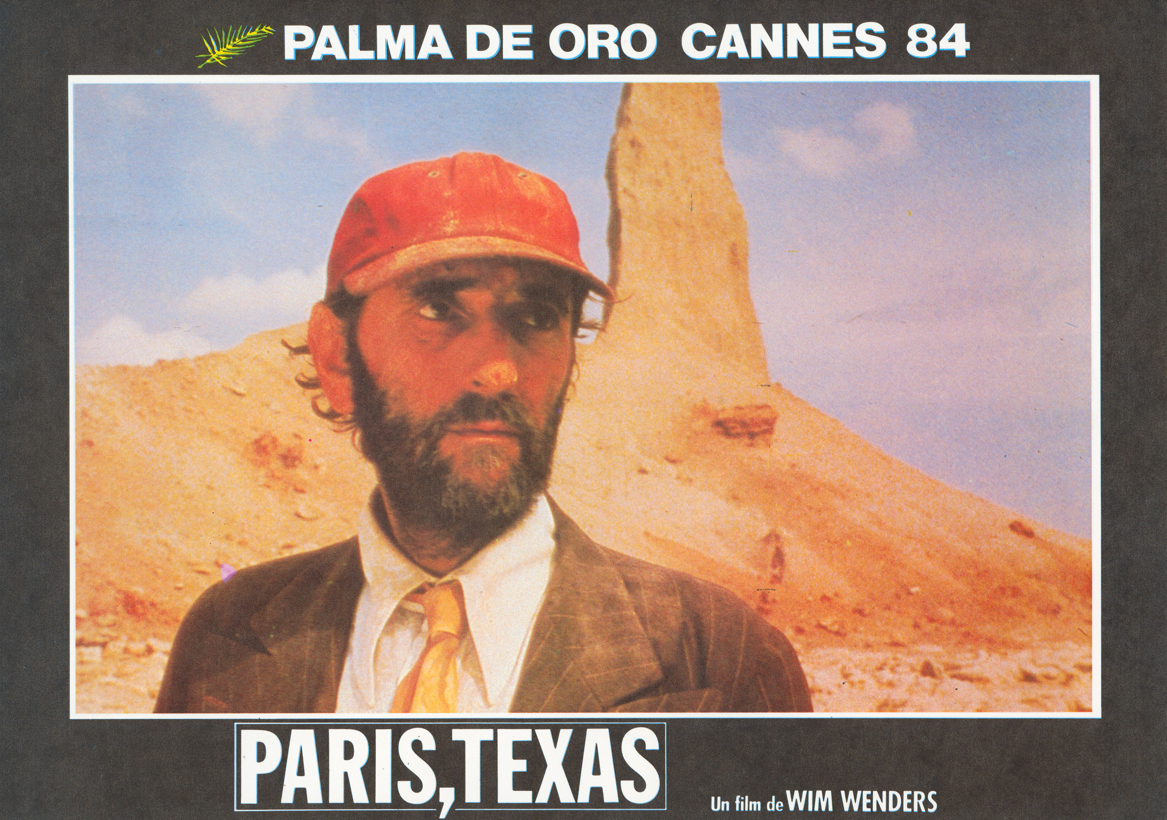 Париж, Техас (Paris, Texas, 1984), режиссёр Вим Вендерс, испанский постер к фильму, 1984 год (4)