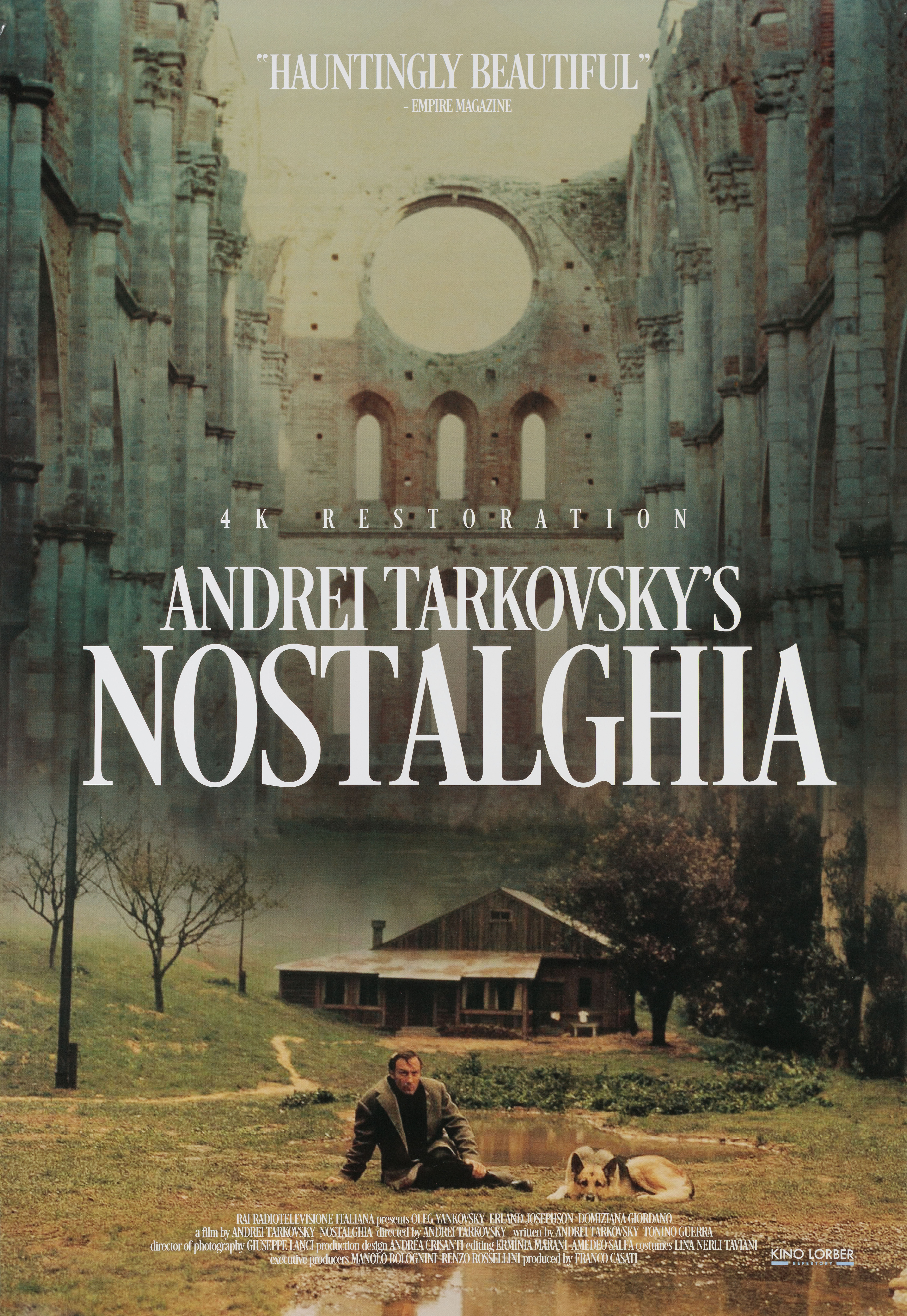 Ностальгия (Nostalghia, 1983), режиссёр Андрей Тарковский, американский постер к фильму, 2024 год