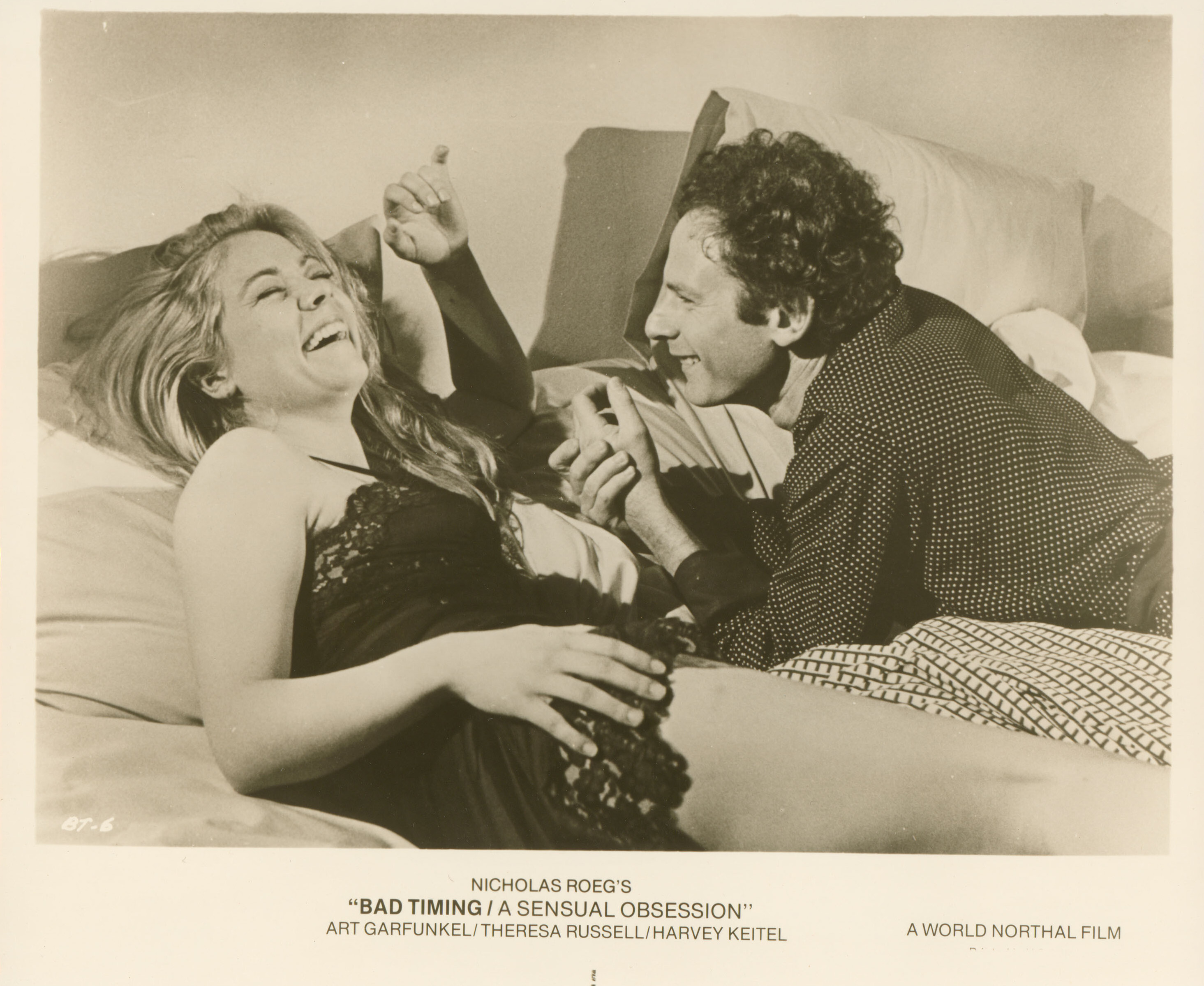 Нетерпение чувств (Bad Timing A Sensual Obsession, 1980), режиссёр Николас Роуг, американский постер к фильму, 1980 год