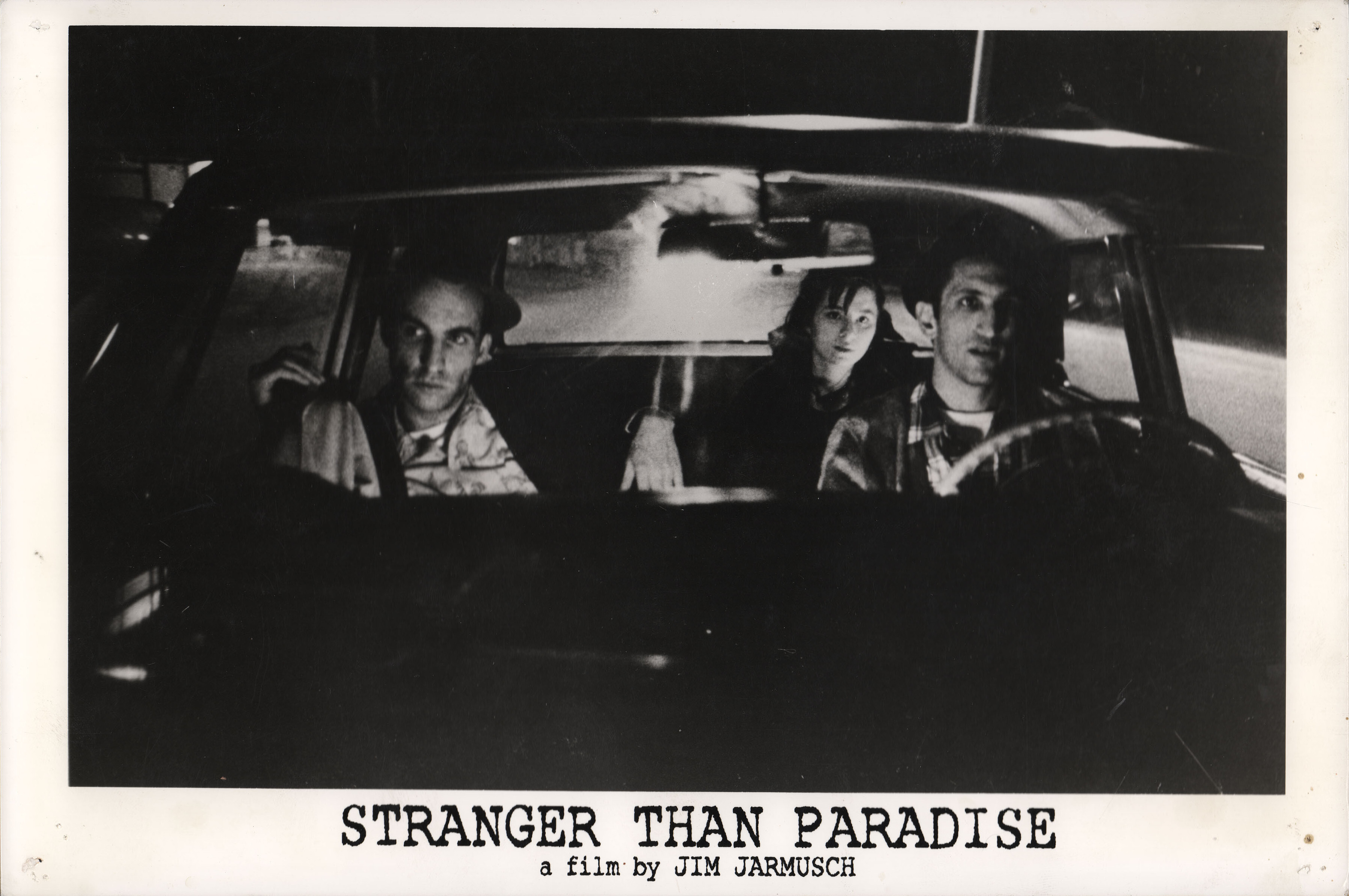Более странно, чем в раю (Stranger Than Paradise, 1984), режиссёр Джим Джармуш, греческий постер к фильму, 1984 год (1)