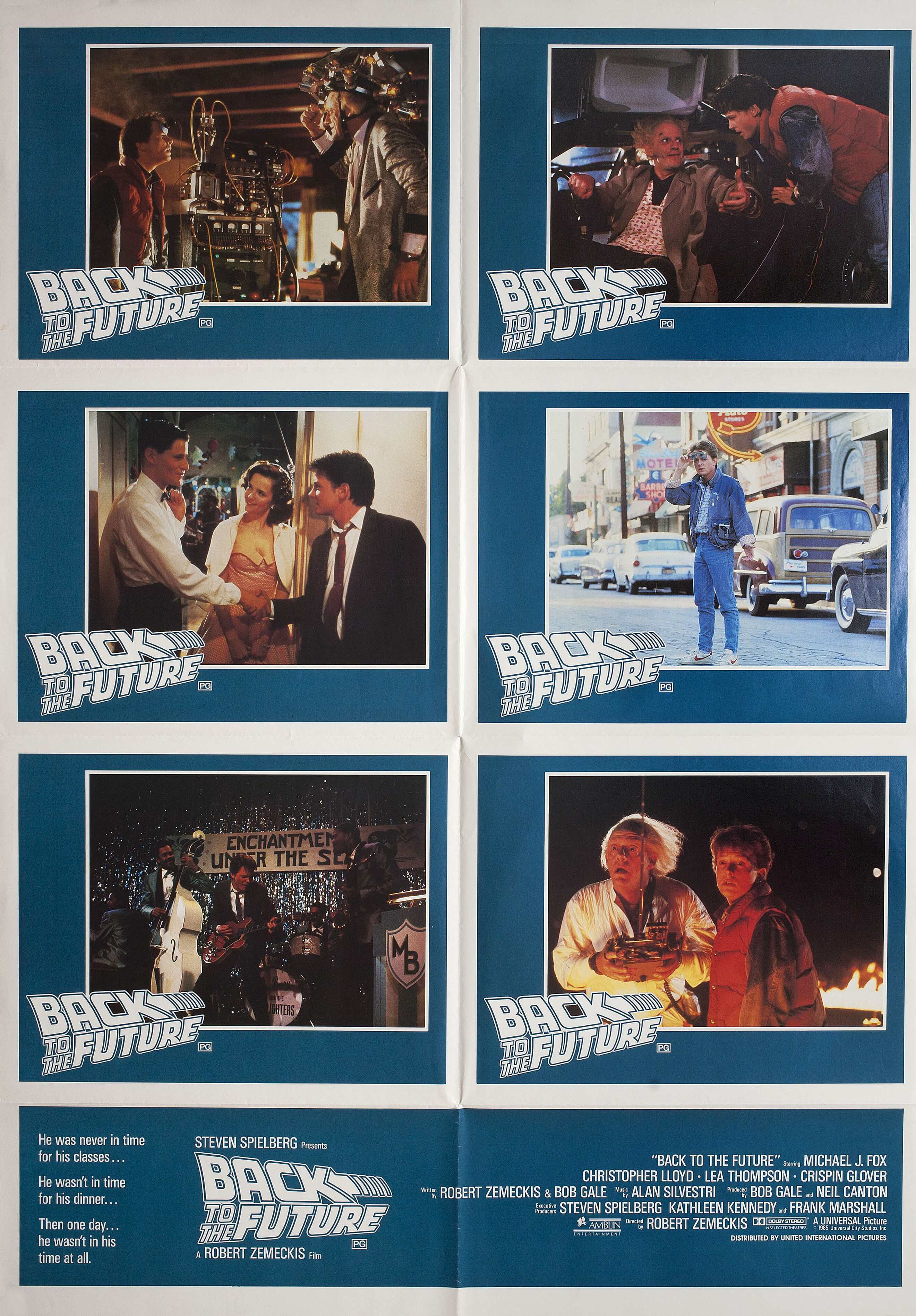 Назад в будущее (Back to the Future, 1985), режиссёр Роберт Земекис, австралийский постер к фильму, 1985 год