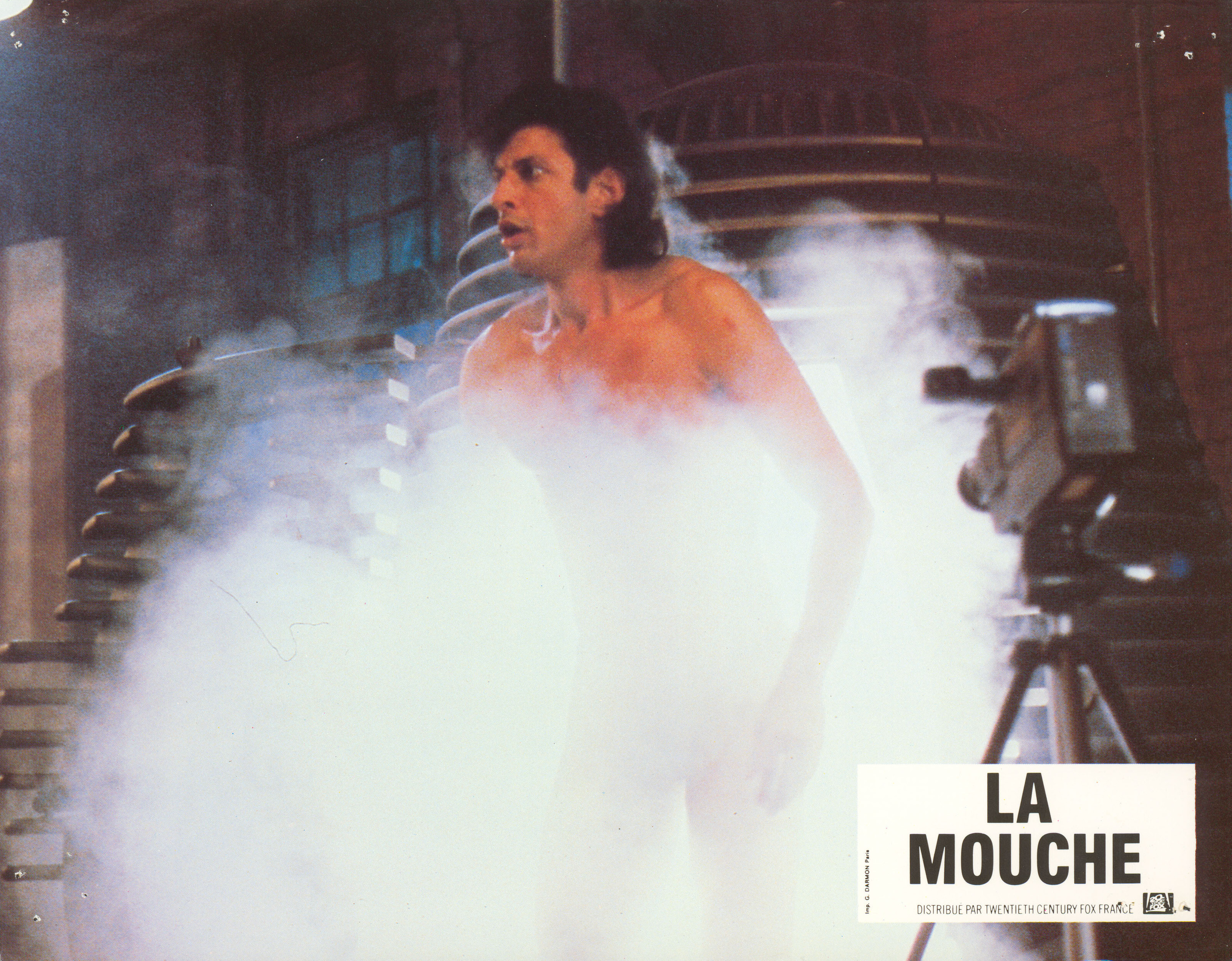 Муха (The Fly, 1986), режиссёр Дэвид Кроненберг, французский постер к фильму, 1987 год (7)
