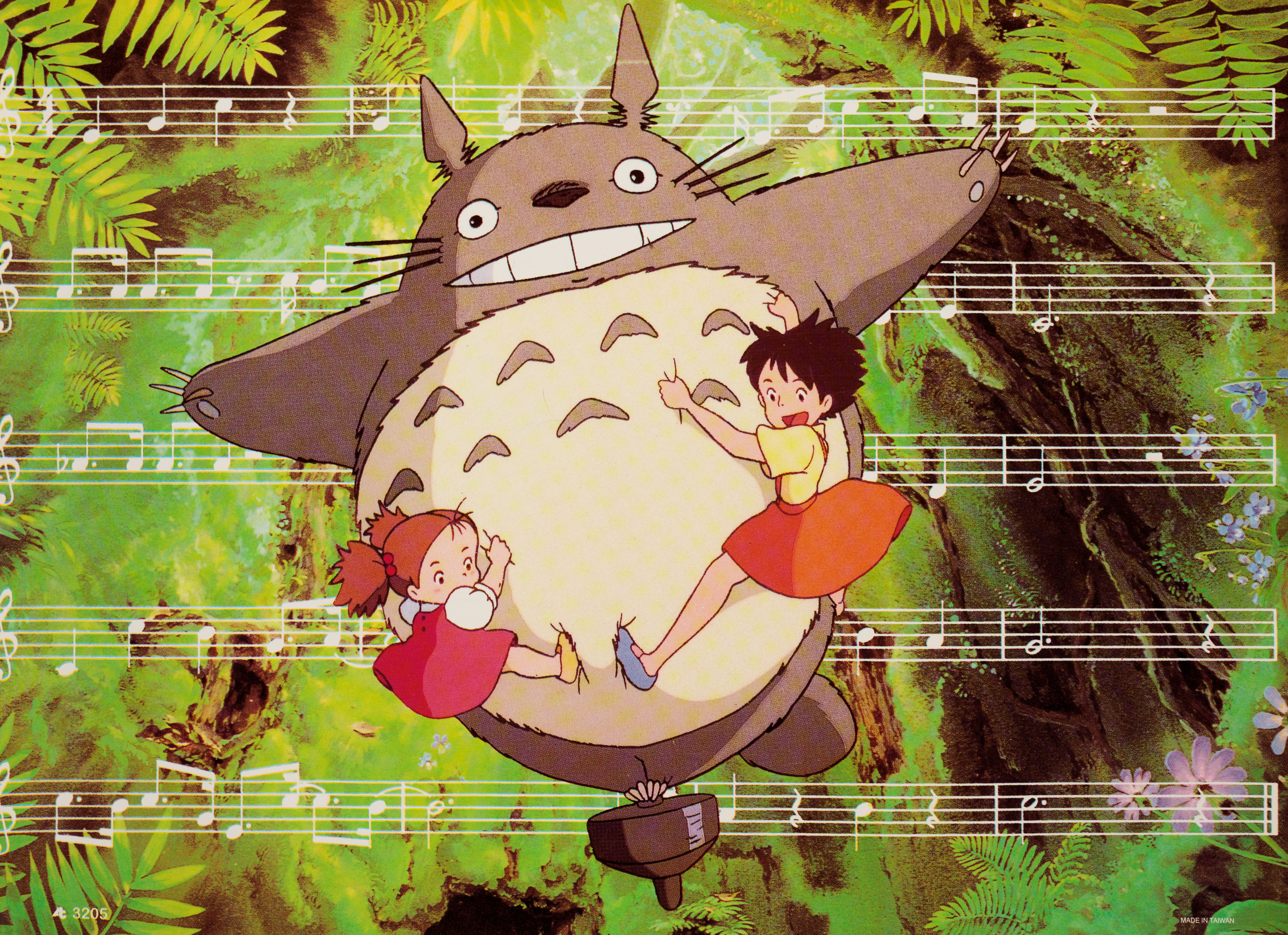 Мой сосед Тоторо (My Neighbor Totoro, 1988), режиссёр Хаяо Миядзаки, тайваньский постер к мультфильму, 2000 год