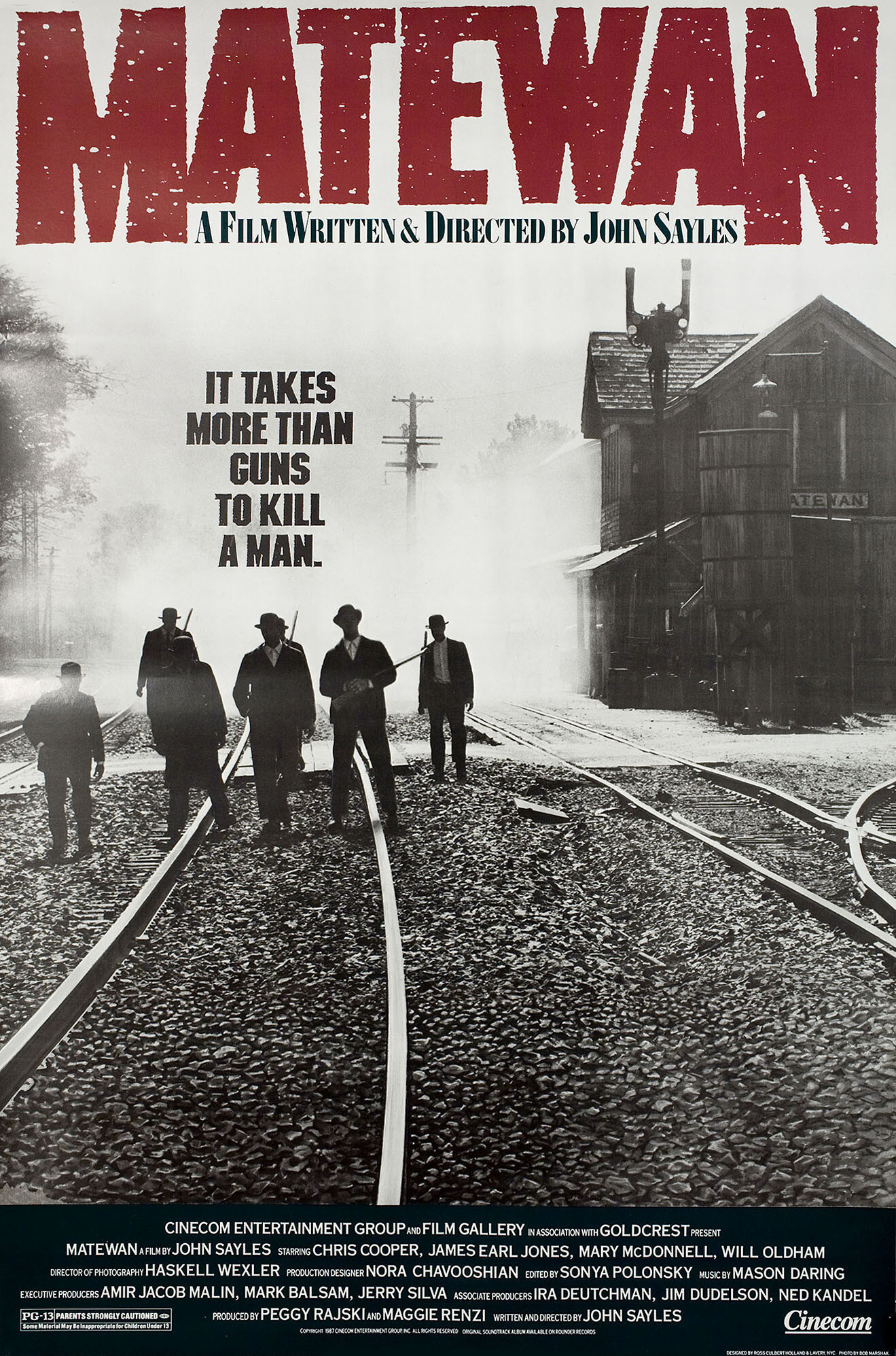 Мэтуон (Matewan, 1987), режиссёр Джон Сейлз, американский постер к фильму, 1987 год