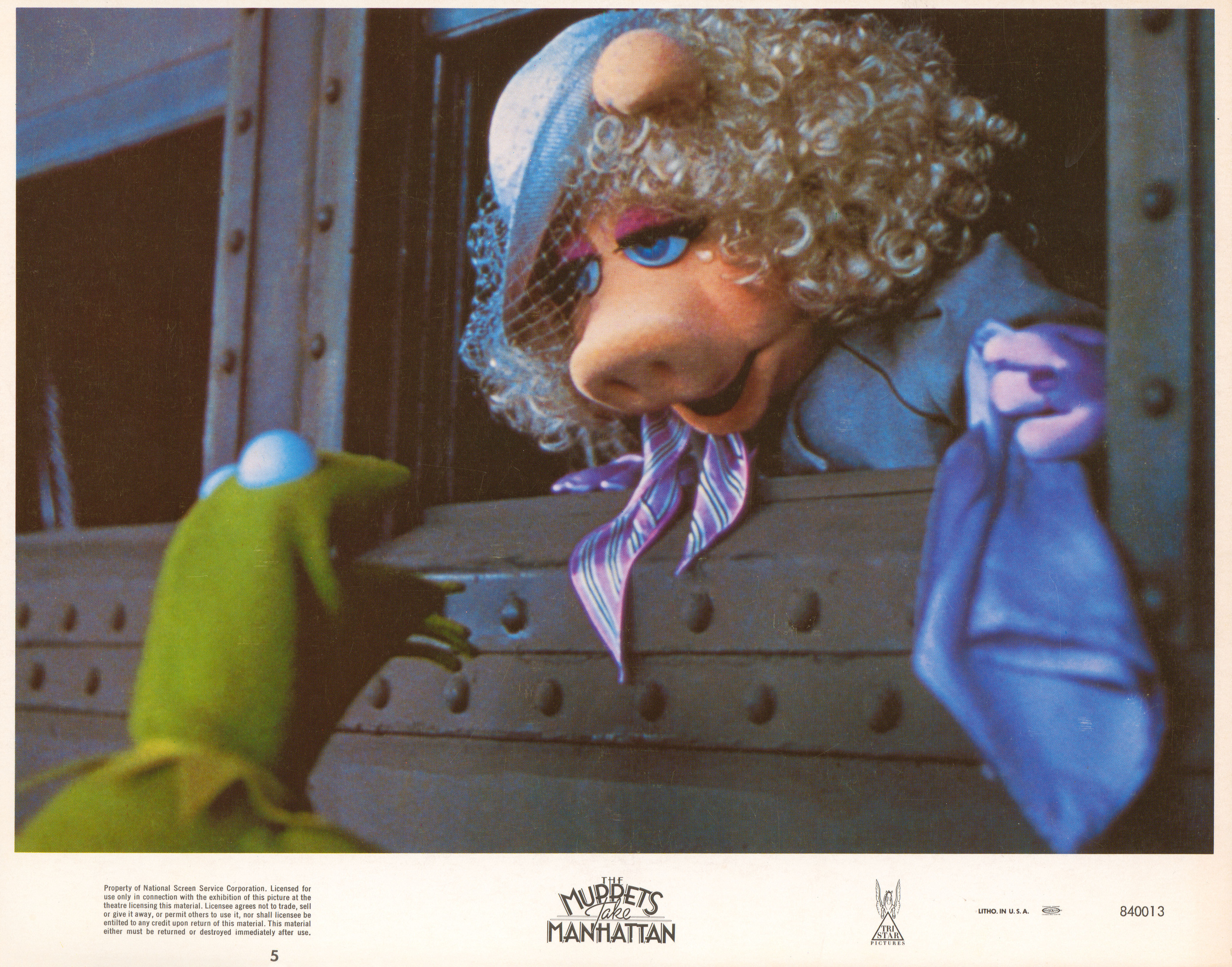 Маппеты на Манхэттене (The Muppets Take Manhattan, 1984), режиссёр Фрэнк Оз, американский постер к фильму, 1984 год (2)