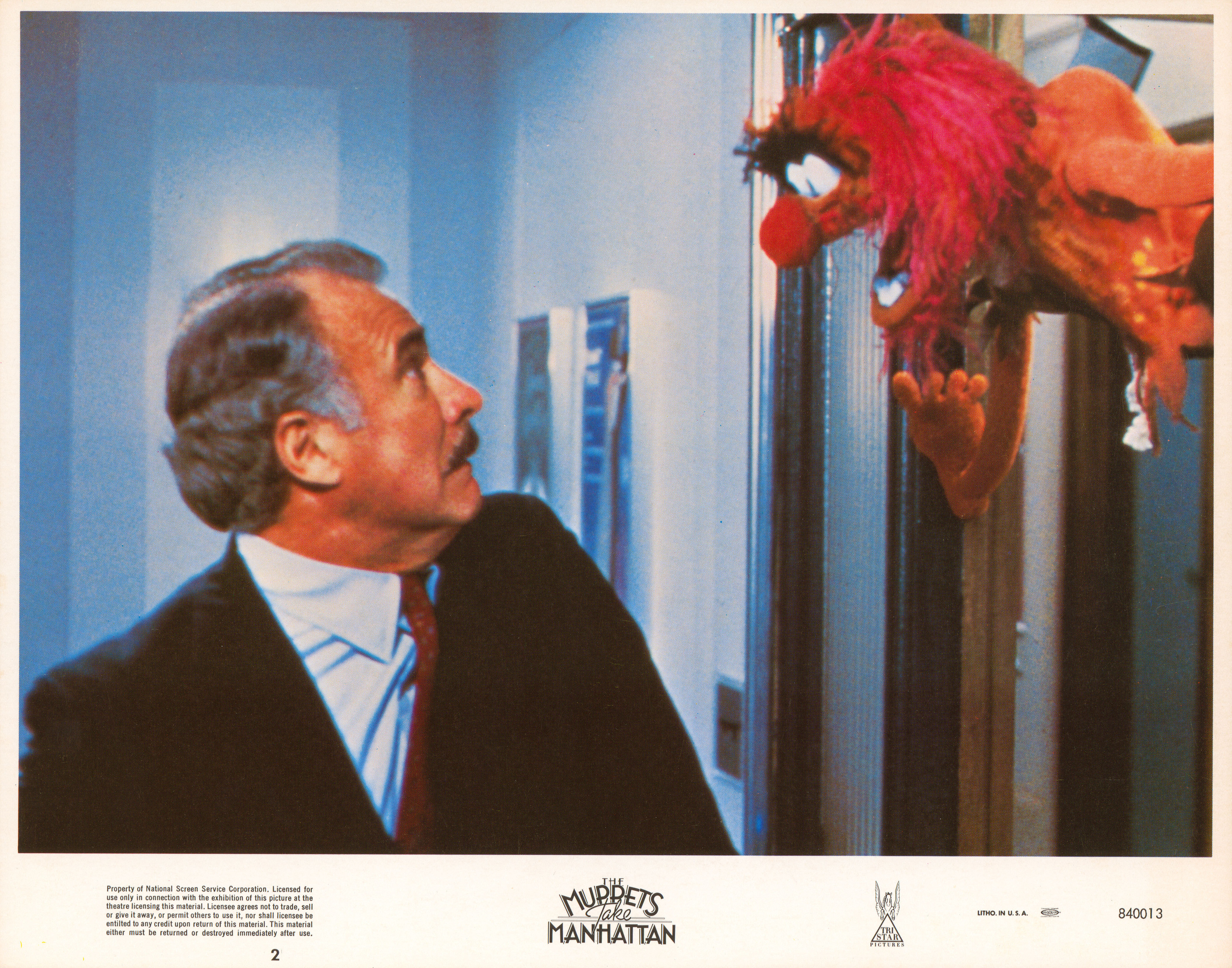 Маппеты на Манхэттене (The Muppets Take Manhattan, 1984), режиссёр Фрэнк Оз, американский постер к фильму, 1984 год (1)