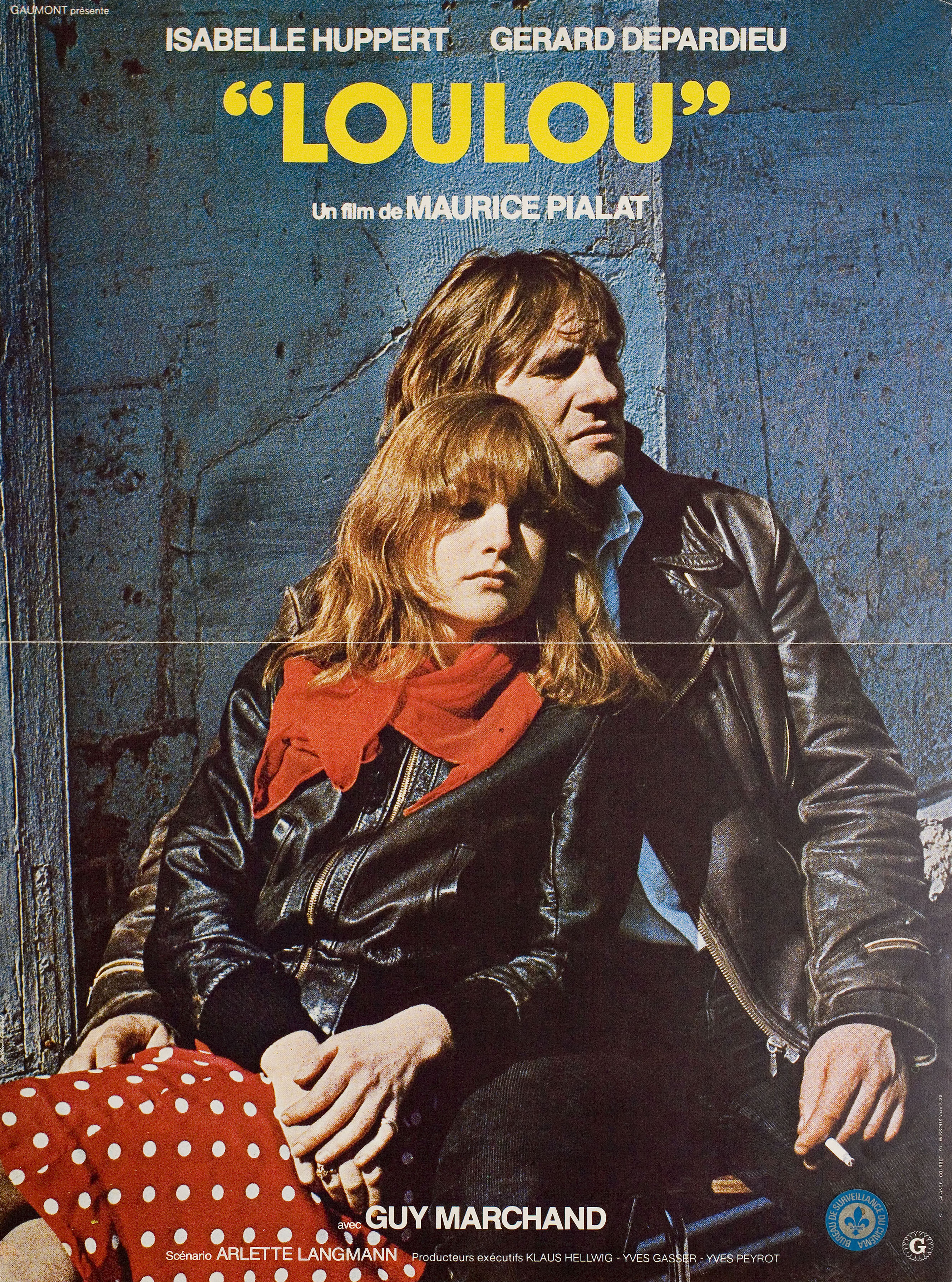 Лулу (Loulou, 1980), режиссёр Морис Пиала, французский постер к фильму, 1980 год (1)