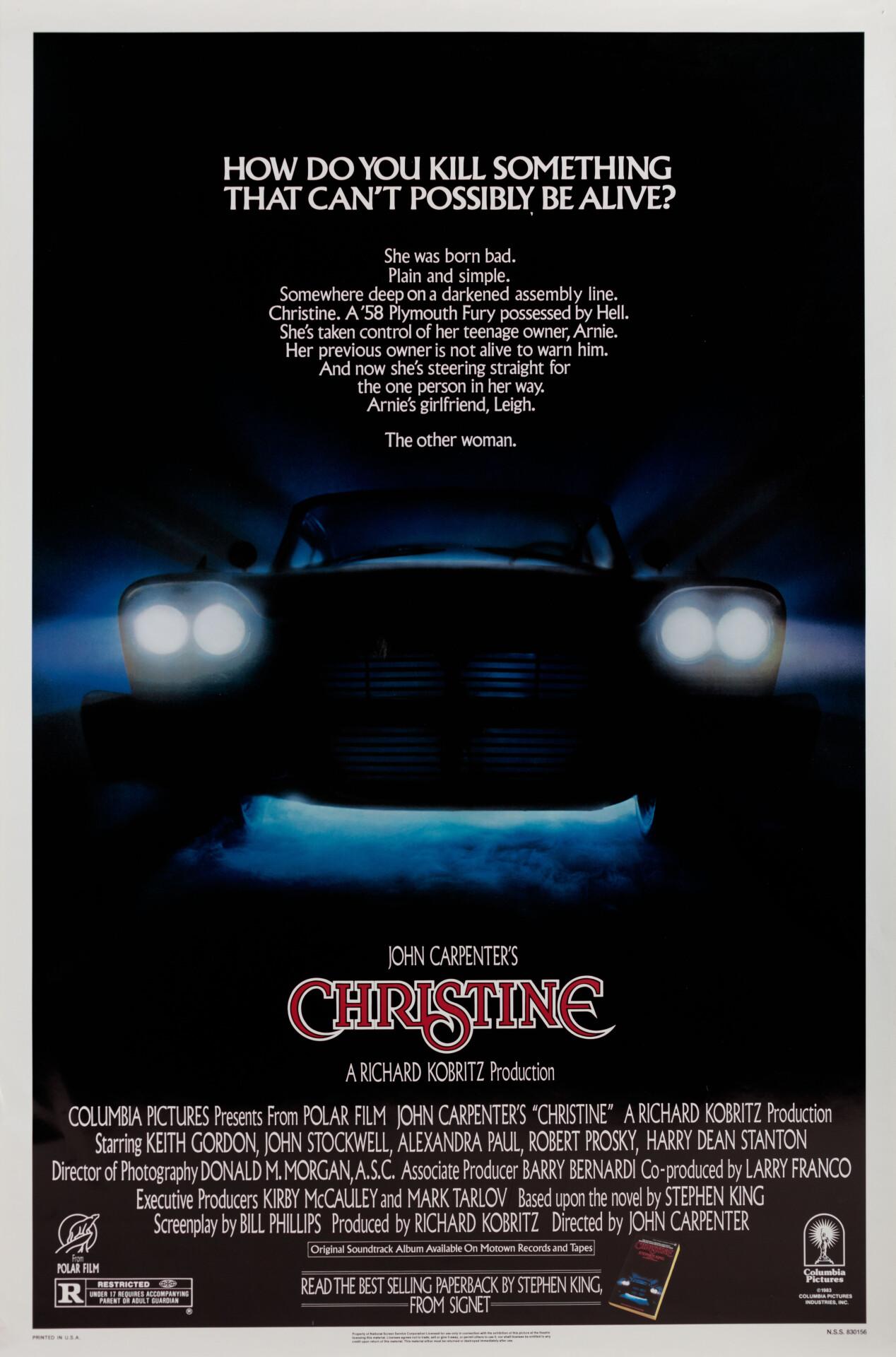 Кристина (Christine, 1983), режиссёр Джон Карпентер, американский ...