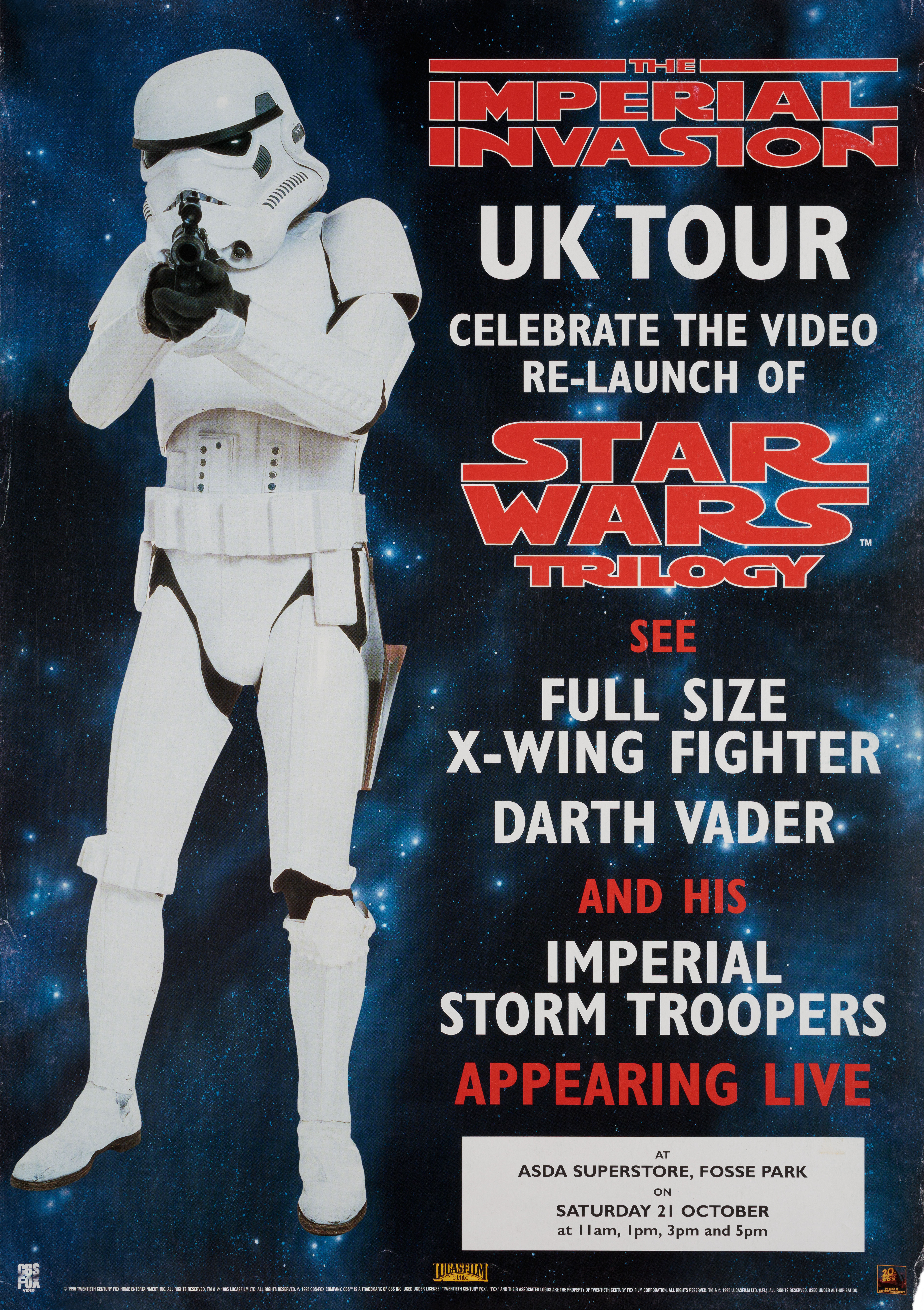 Звездные войны (Star Wars, 1977), режиссёр Джордж Лукас, постер, 1997 год