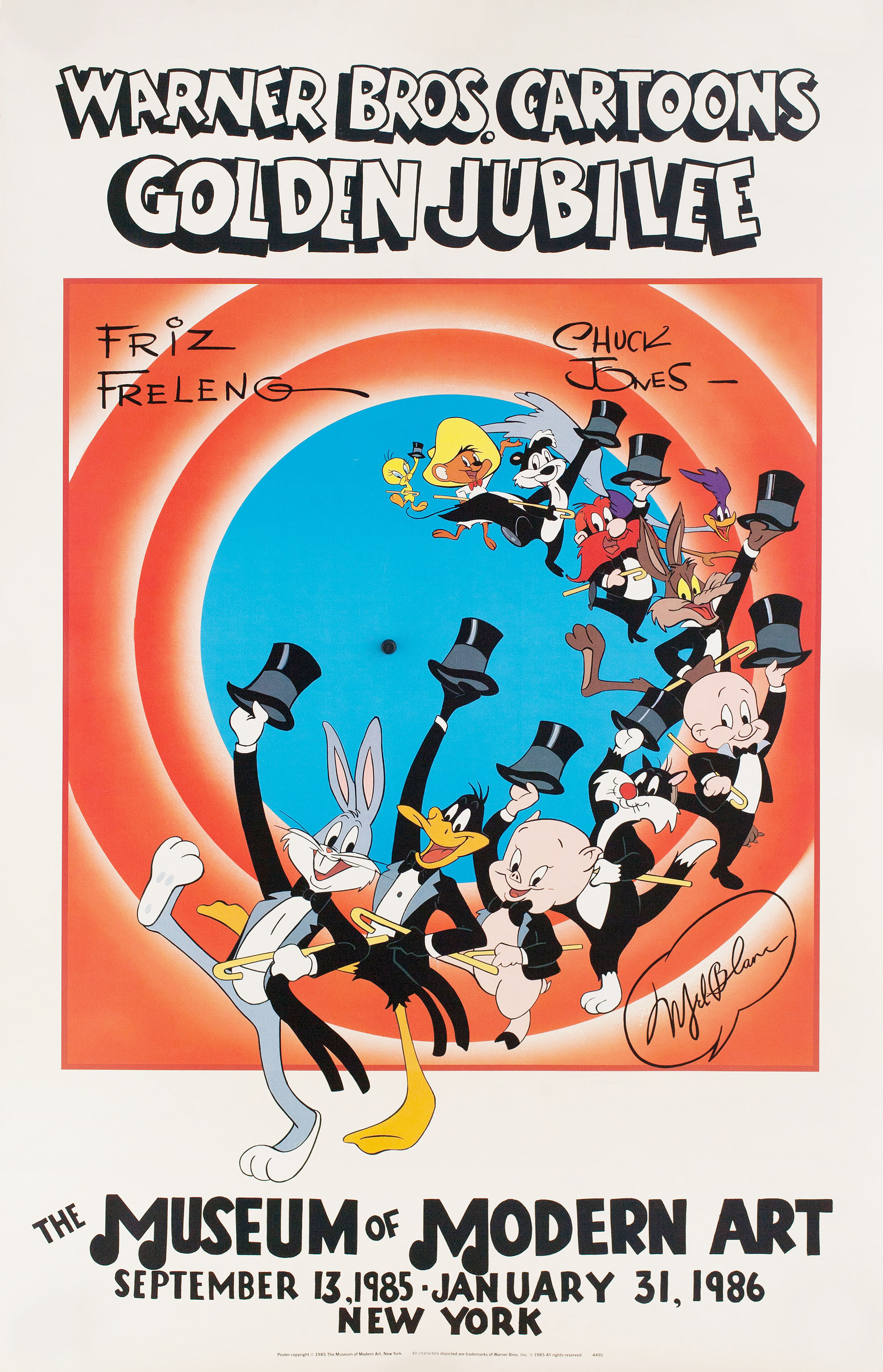 Мультфильмы Warner Bros., постер, 1986 год