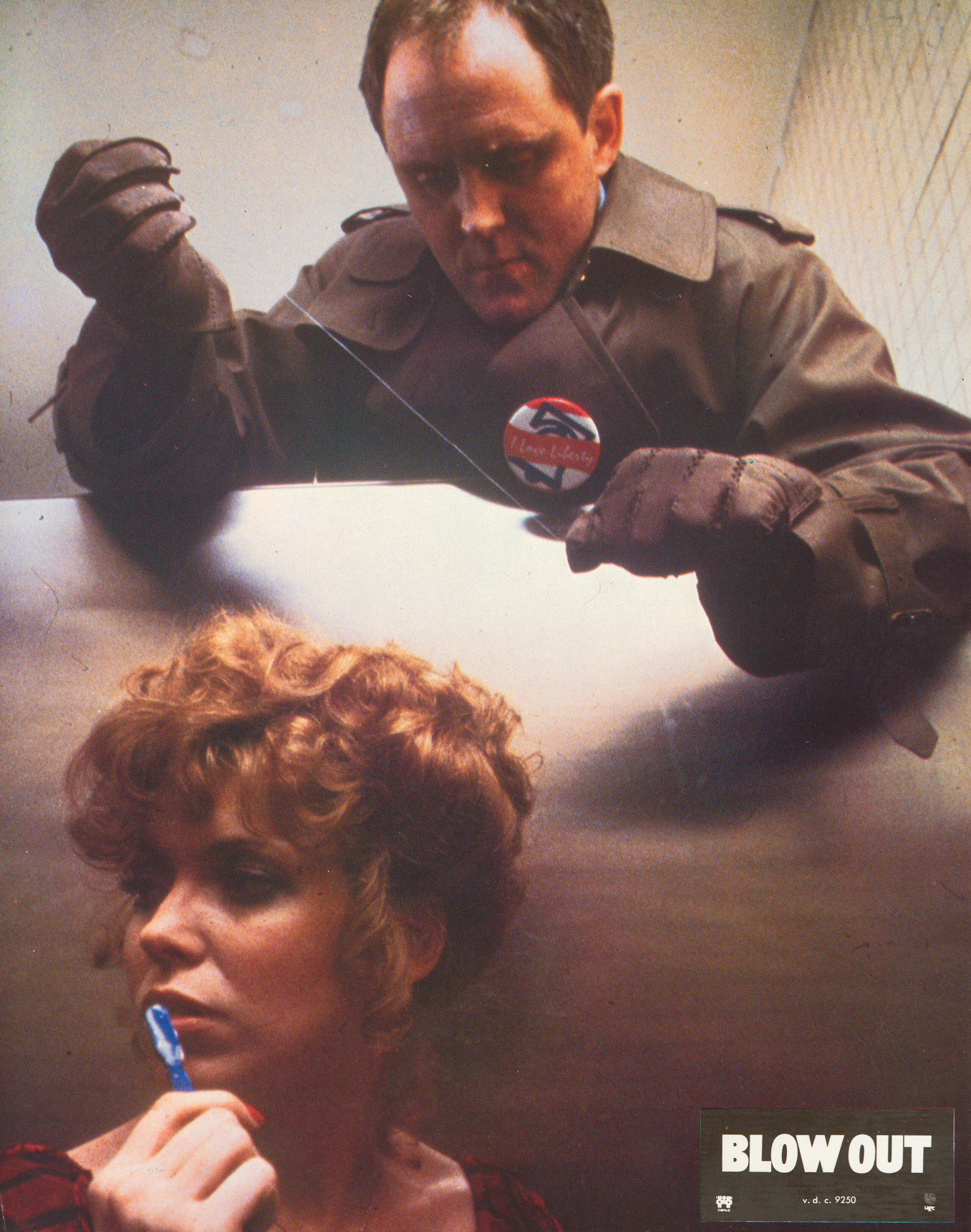 Прокол (Blow Out, 1981), режиссёр Брайан Де Пальма, французский постер к фильму, 1981 год (3)