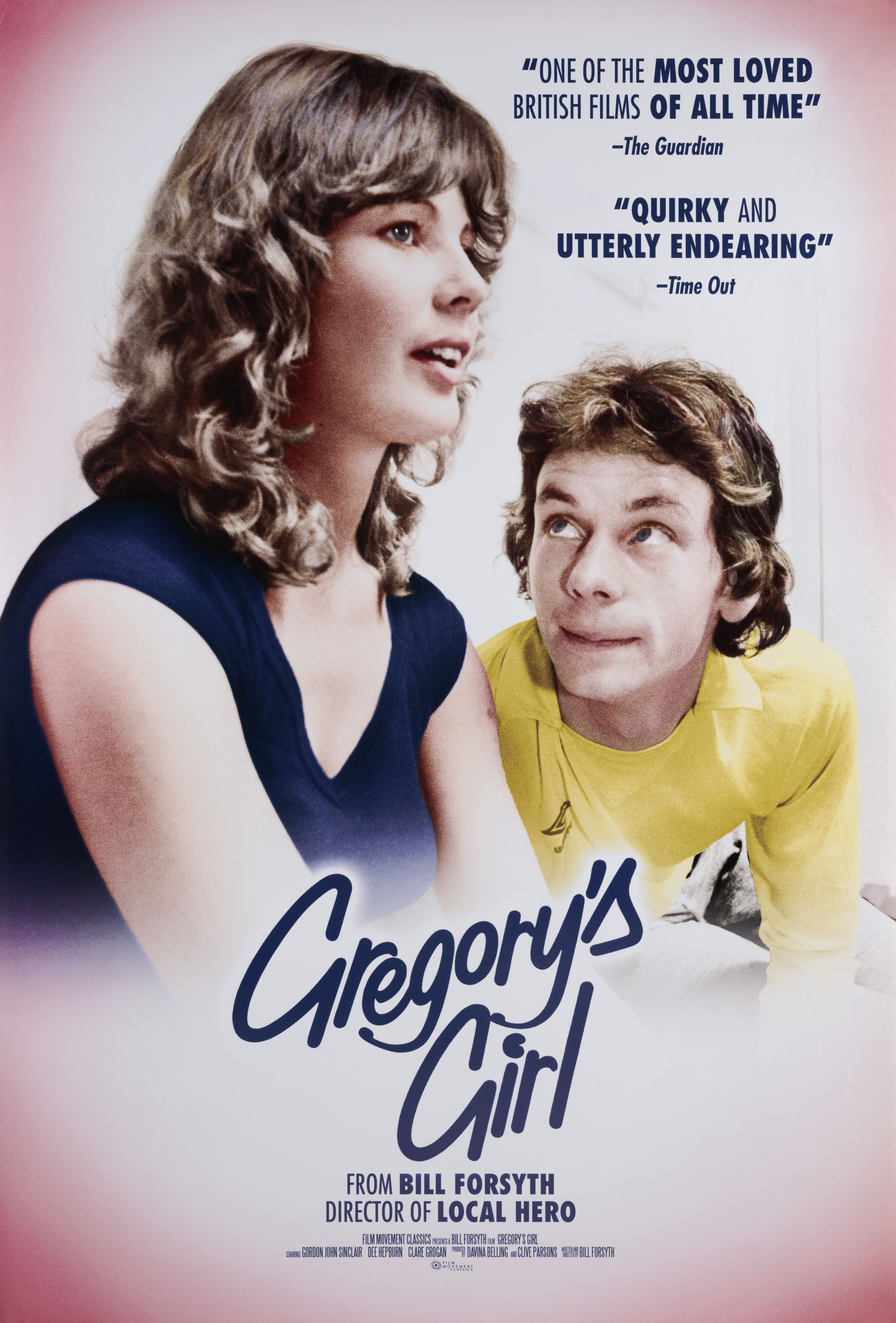Девушка Грегори (Gregorys Girl, 1981), режиссёр Билл Форсайт, американский постер к фильму, 2020 год