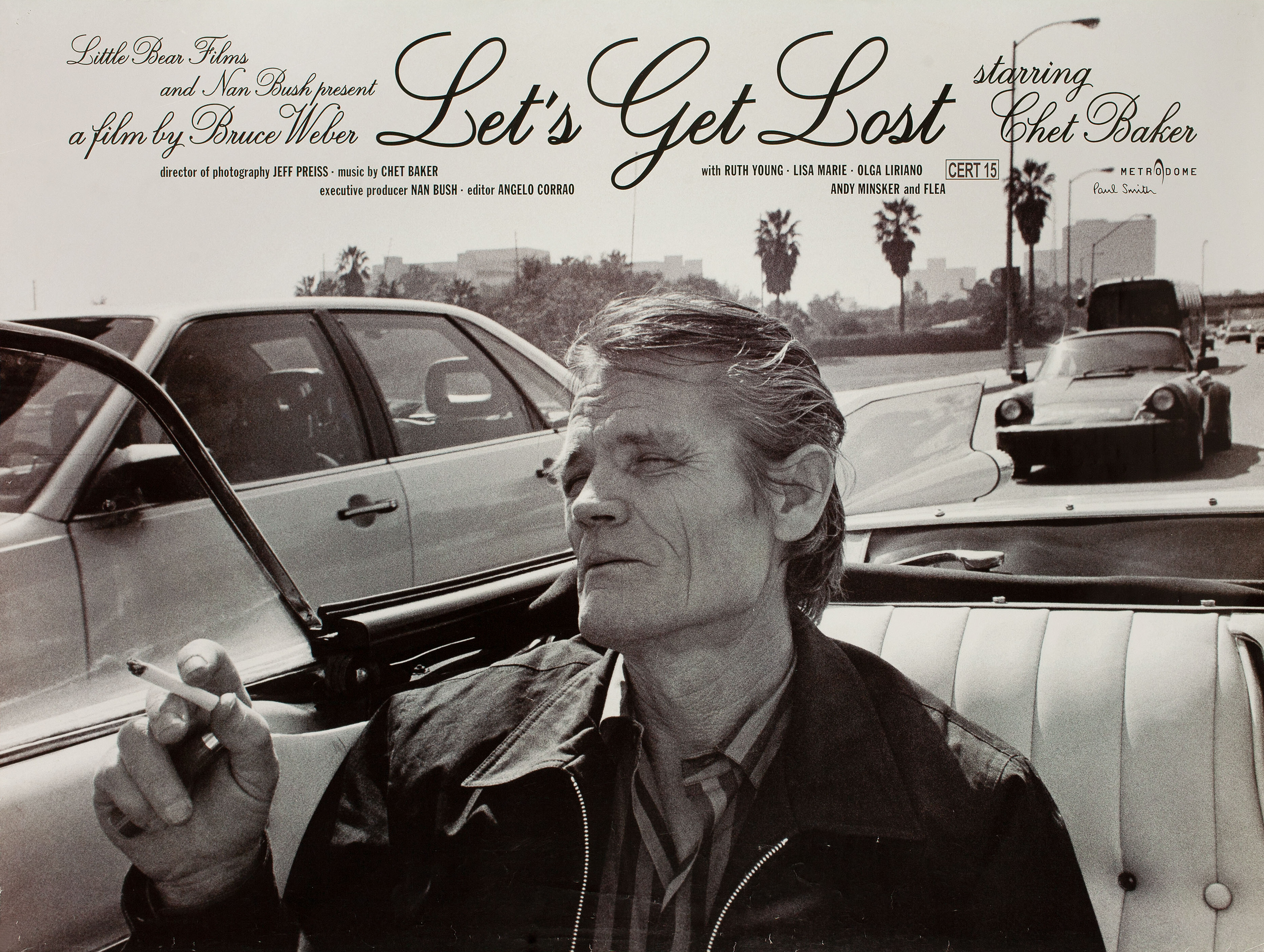 Давайте потеряемся (Lets Get Lost, 1988), режиссёр Брюс Вебер, британский постер к фильму, 2006 год