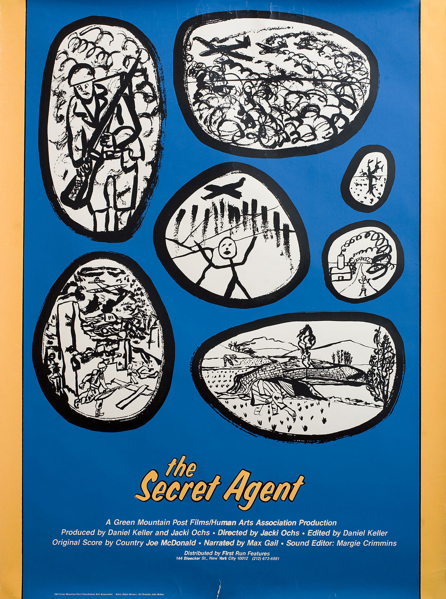 Вьетнам: cекретный агент (Vietnam: The Secret Agent, 1983), режиссёр Джеки Окс, американский постер к фильму, 1983 год