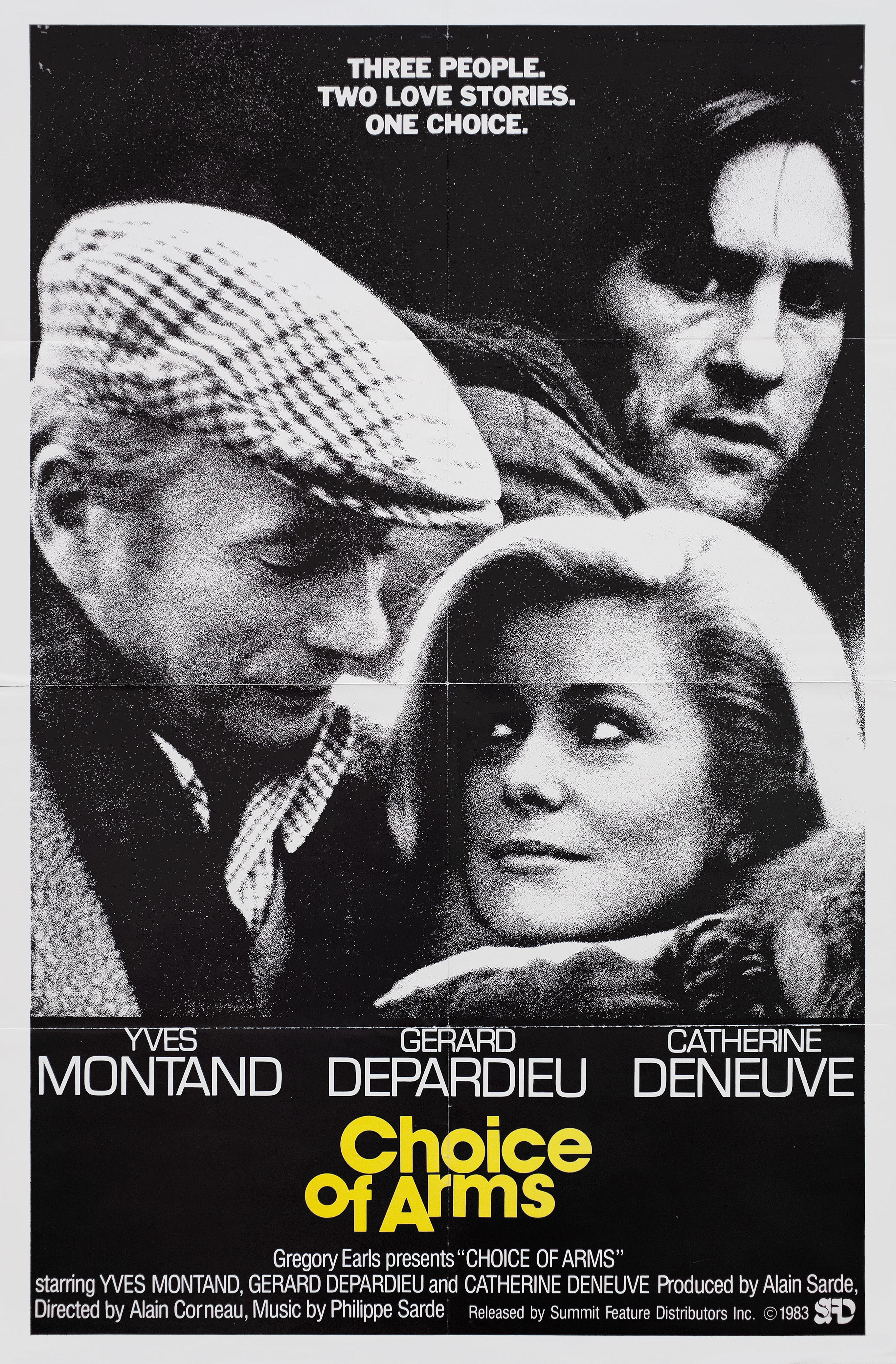 Выбор оружия (Choice of Arms, 1981), режиссёр Ален Корно, американский постер к фильму, 1981 год