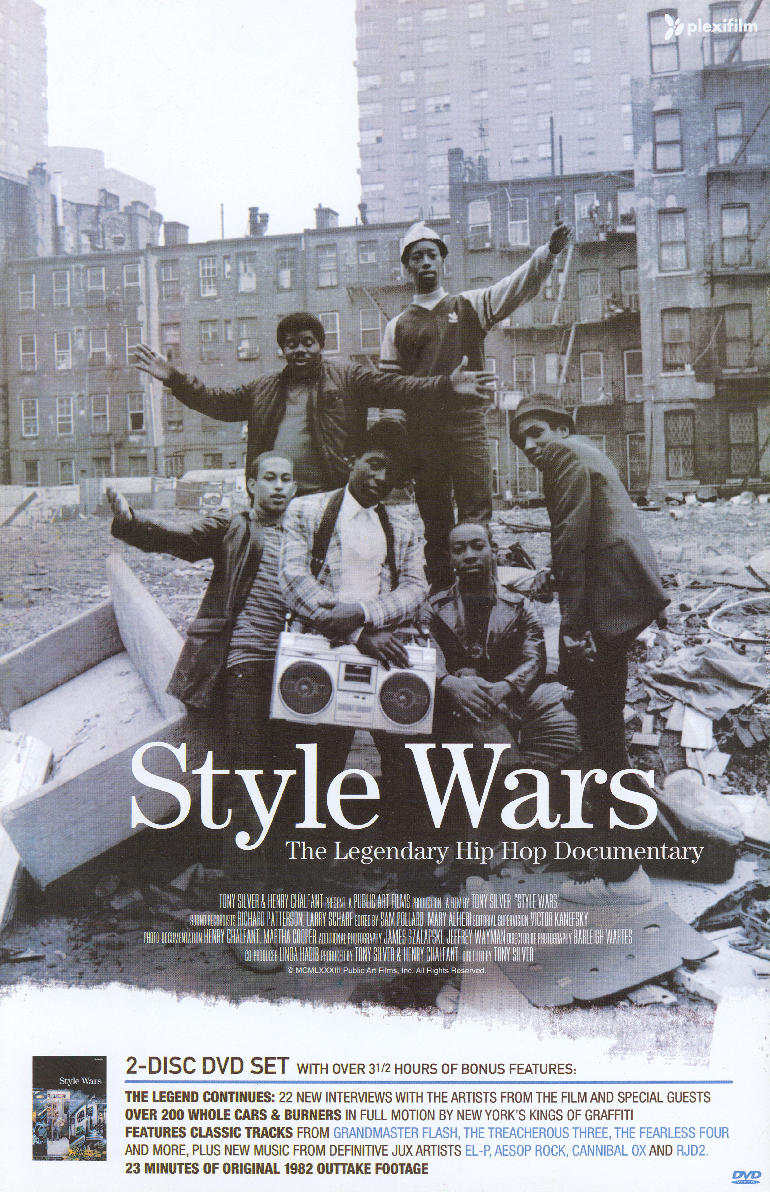 Войны стилей (Style Wars, 1983), режиссёр Тони Сильвер, американский постер к фильму, 2003 год