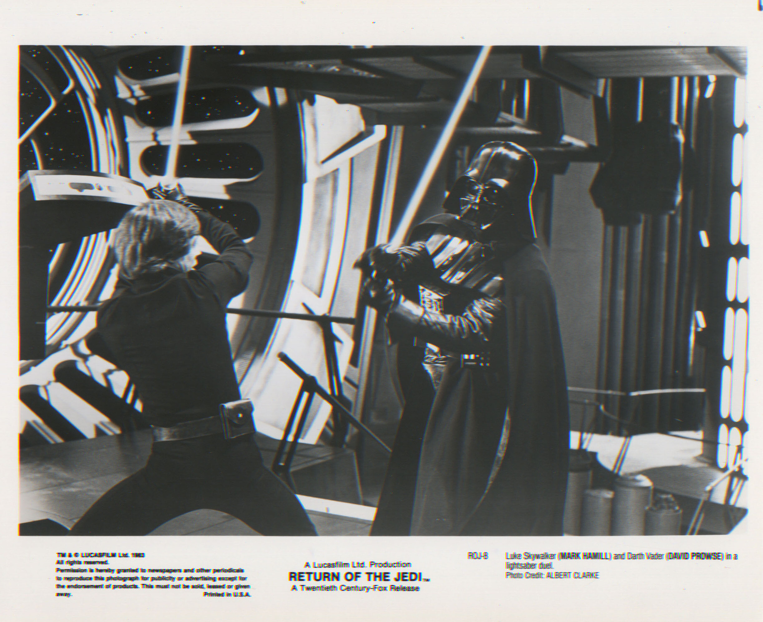 Звёздные войны: Эпизод 6 – Возвращение Джедая (Return of the Jedi, 1983), режиссёр Ричард Маркуанд, американский постер к фильму, 1983 год (3)