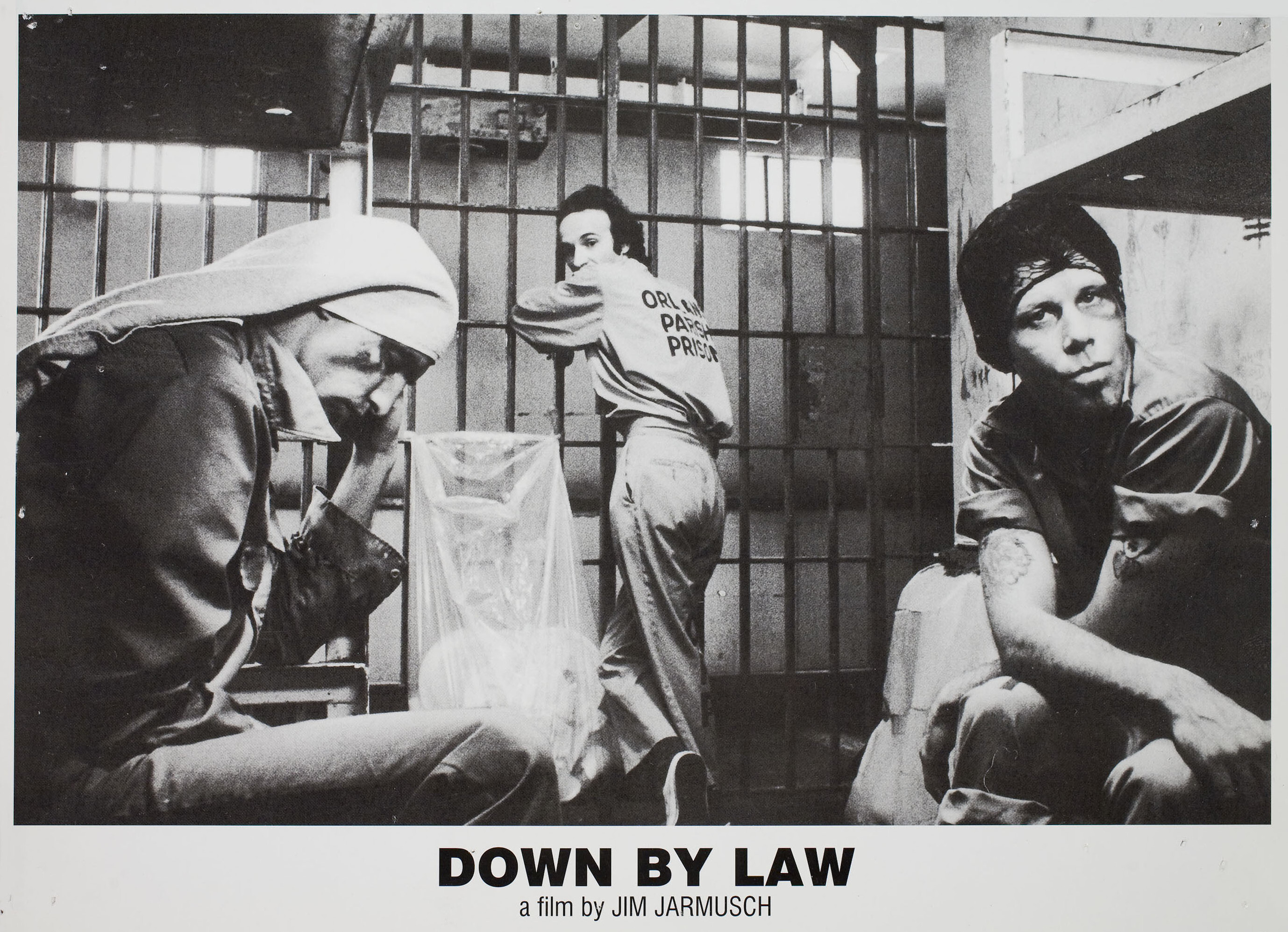 Вне закона (Down by Law, 1986), режиссёр Джим Джармуш, греческий постер к фильму, 1986 год