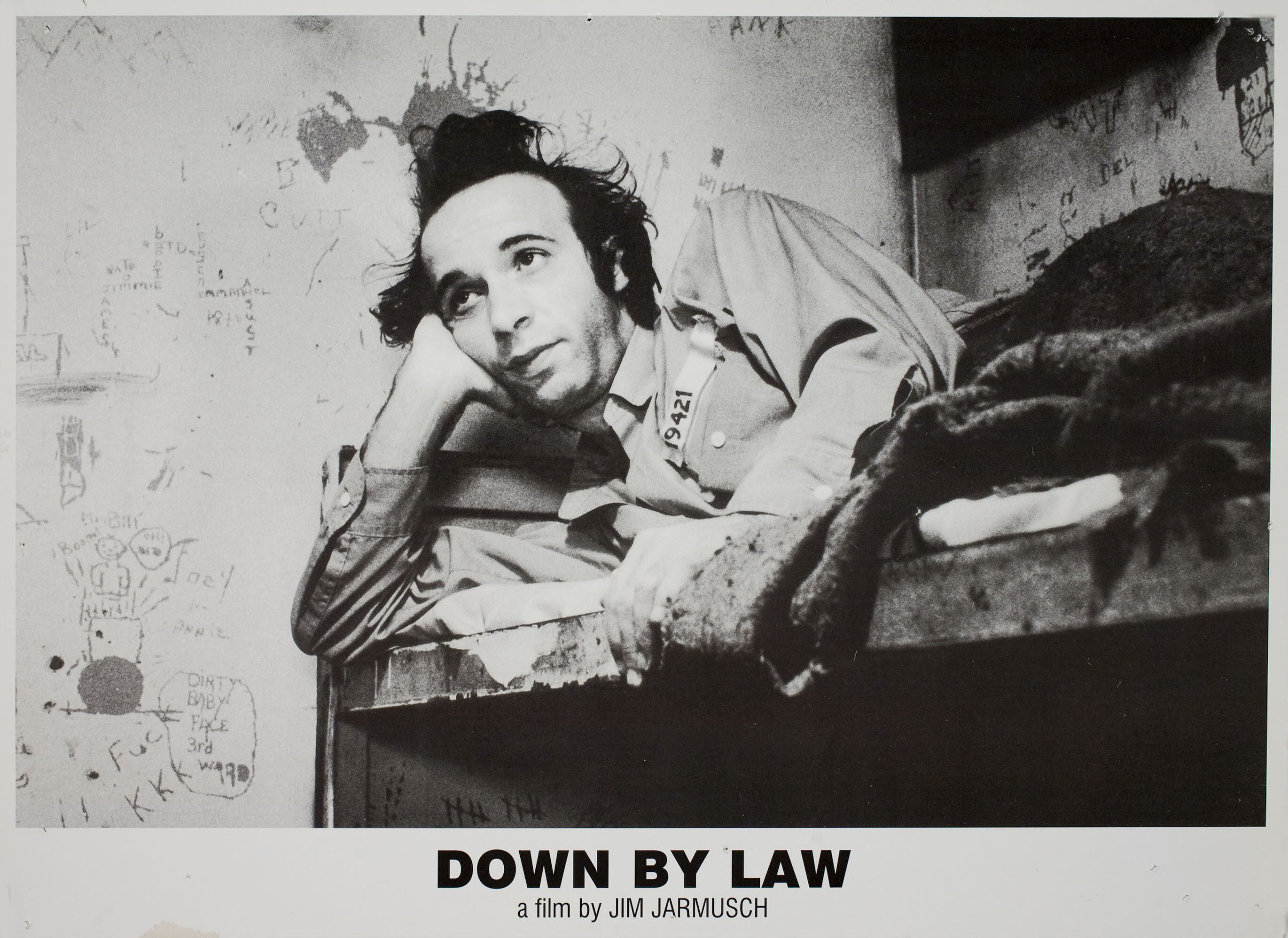 Вне закона (Down by Law, 1986), режиссёр Джим Джармуш, греческий постер к фильму, 1986 год (6)